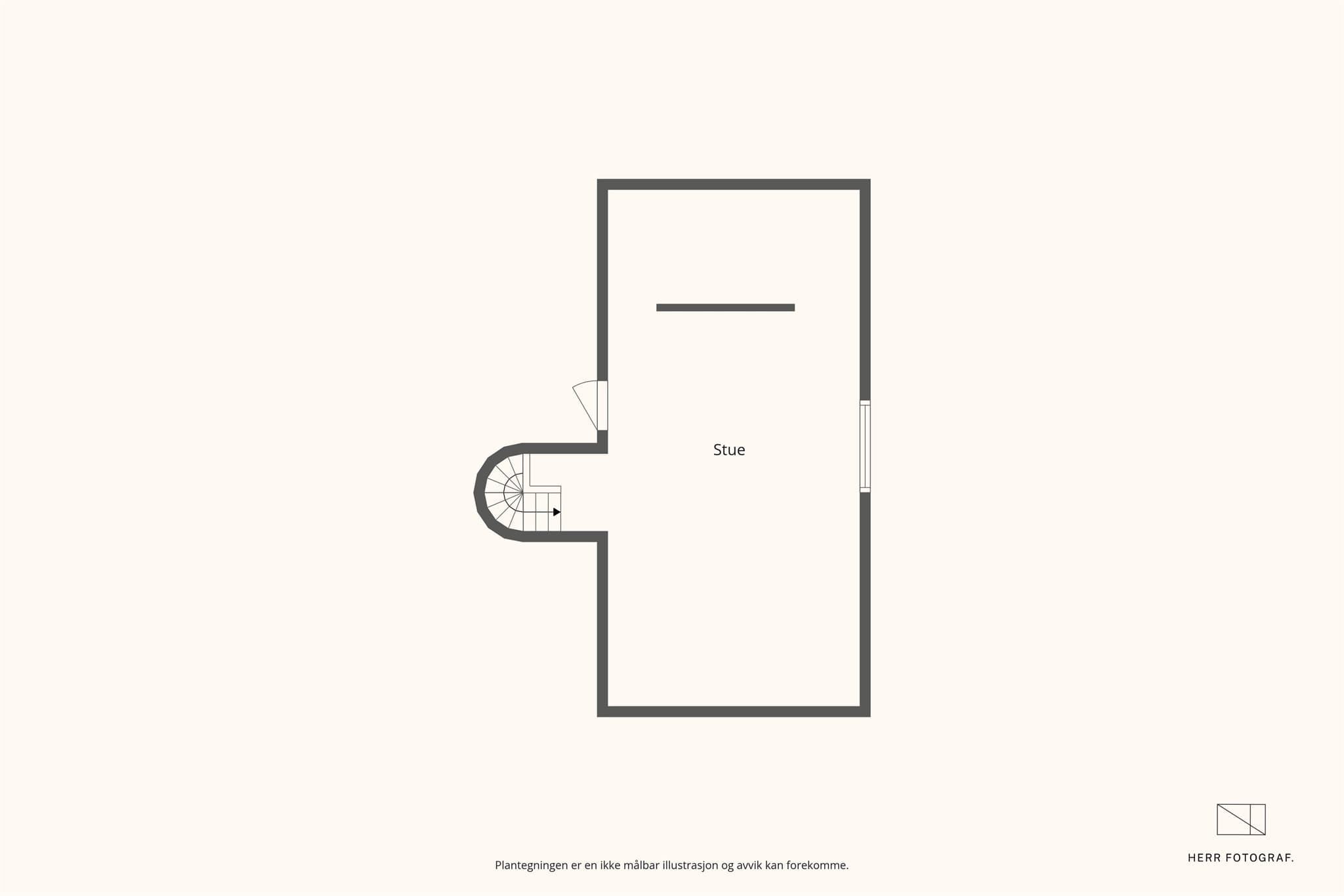 - Plantegning loftsetasje -