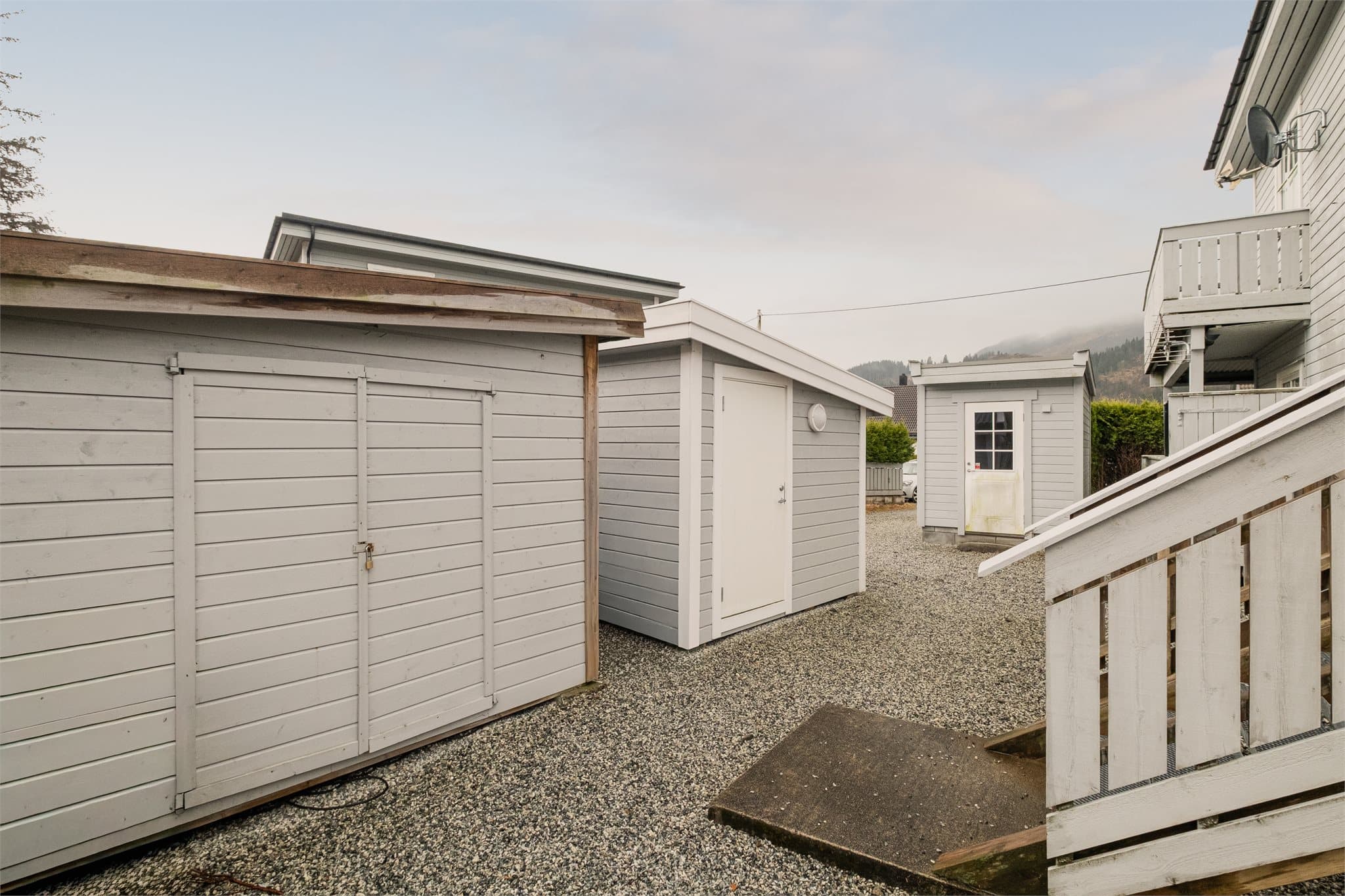 - I tillegg har man en ekstern sportsbod som måler 5,1 m² -