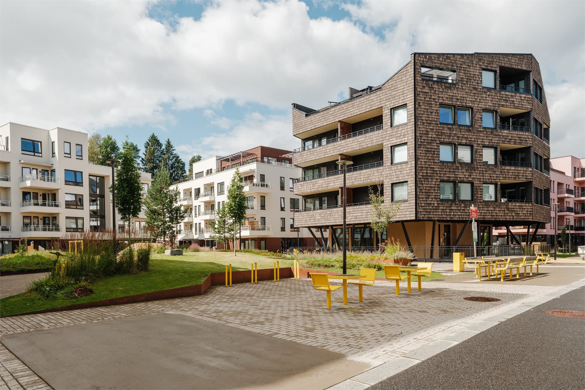 Det er godt tilrettelagt for hygge og lek, både for voksne og barn.