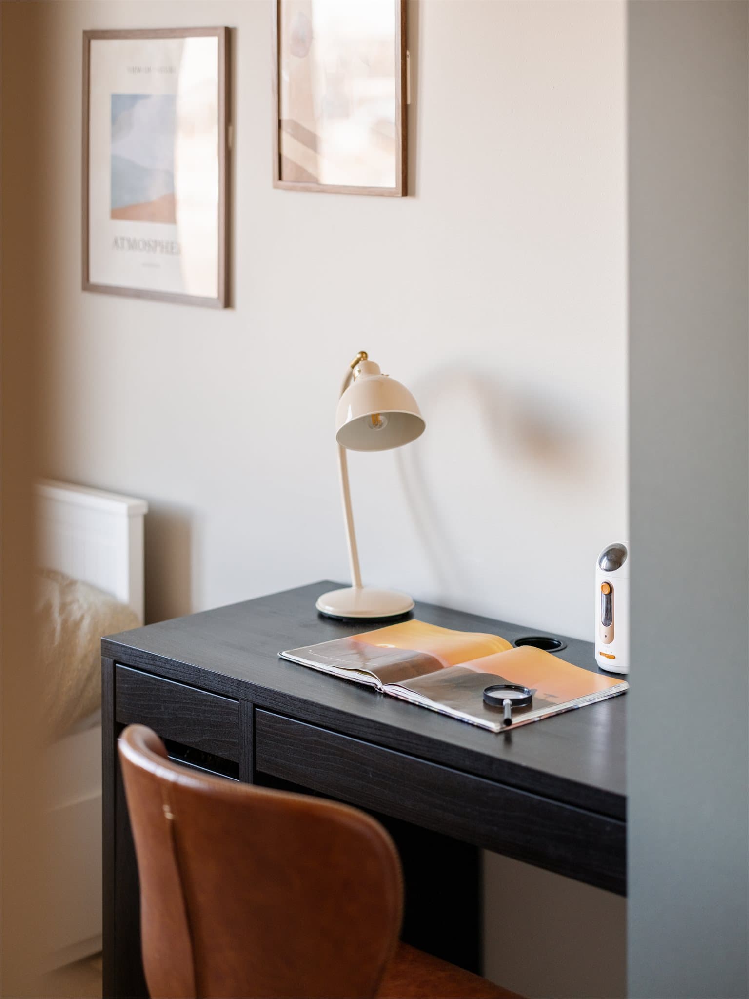 Detaljer fra soverommet.