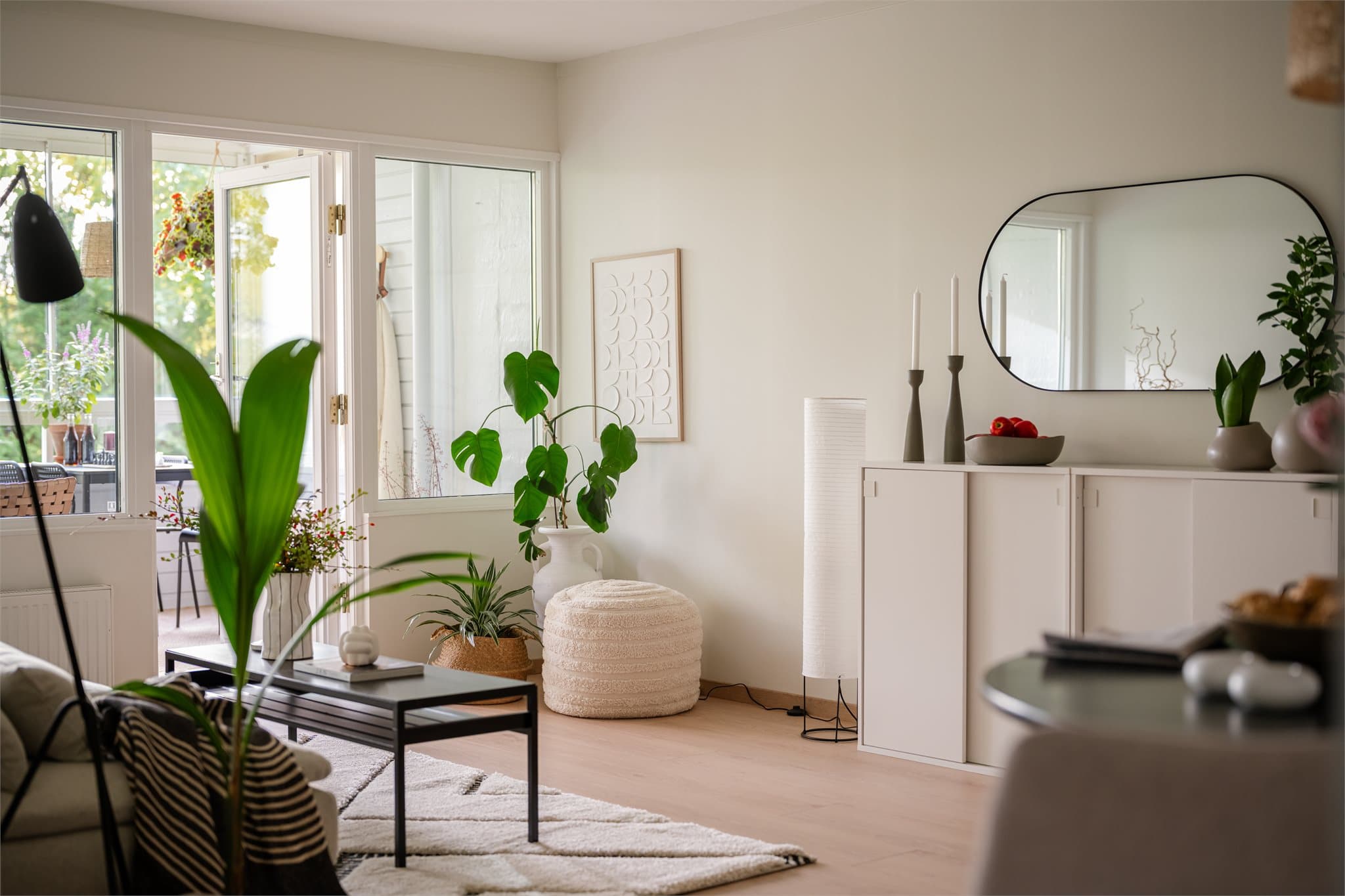 Et fleksibelt rom som enkelt lar seg møblere etter egne behov.