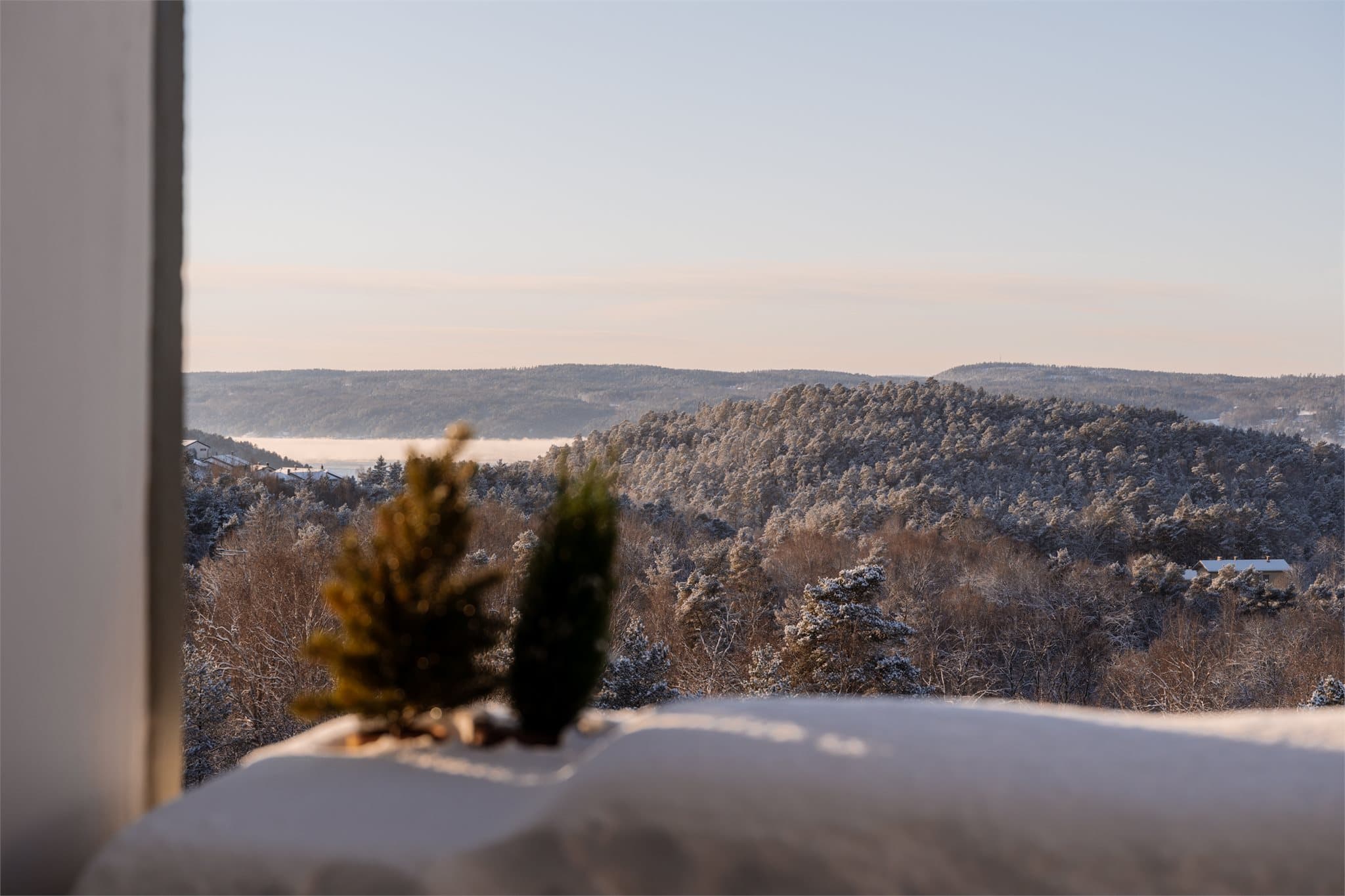 Grønliåsen med sitt løypenett og utsiktstårn ligger i nærheten.