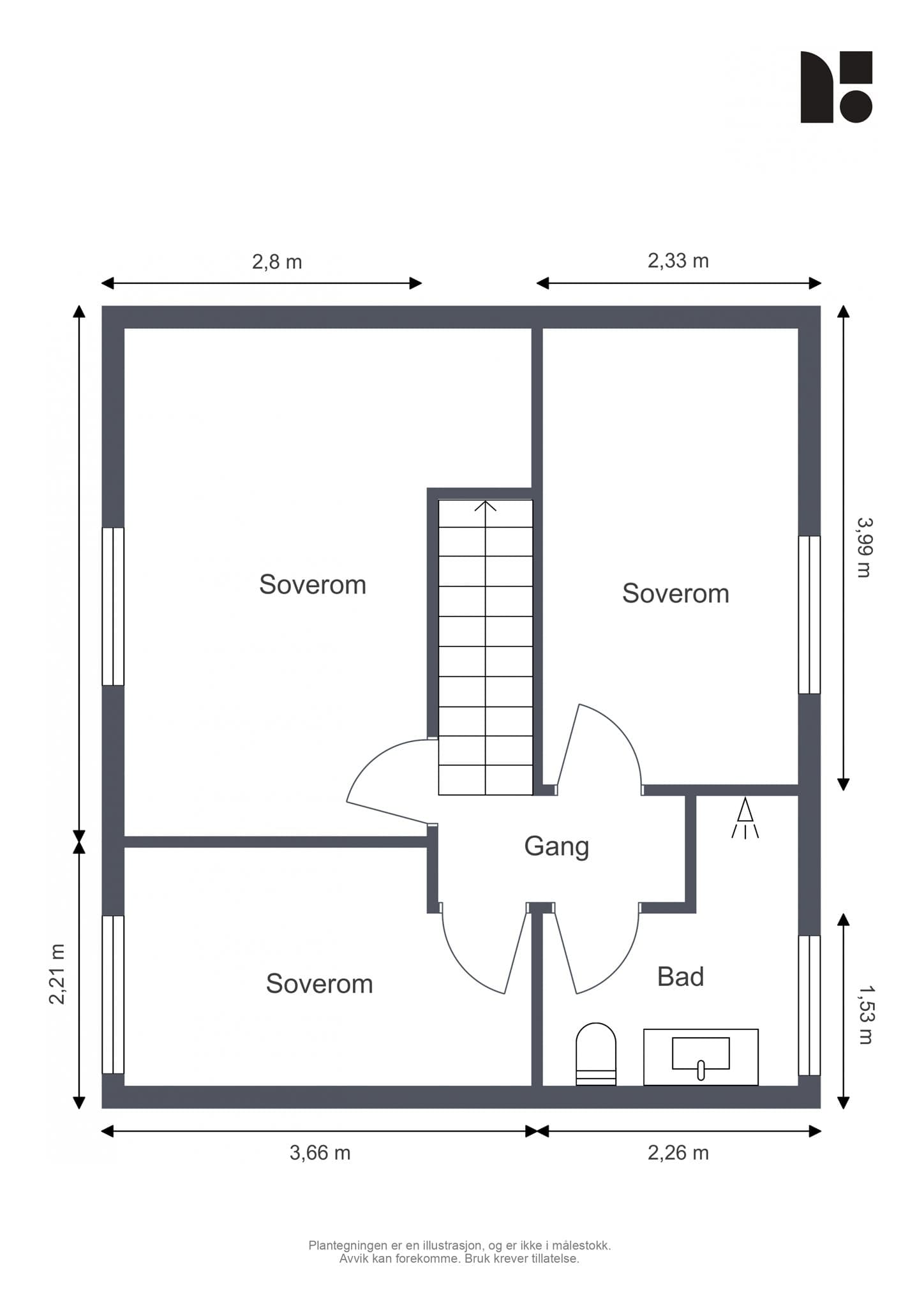 Plantegning 2. etasje