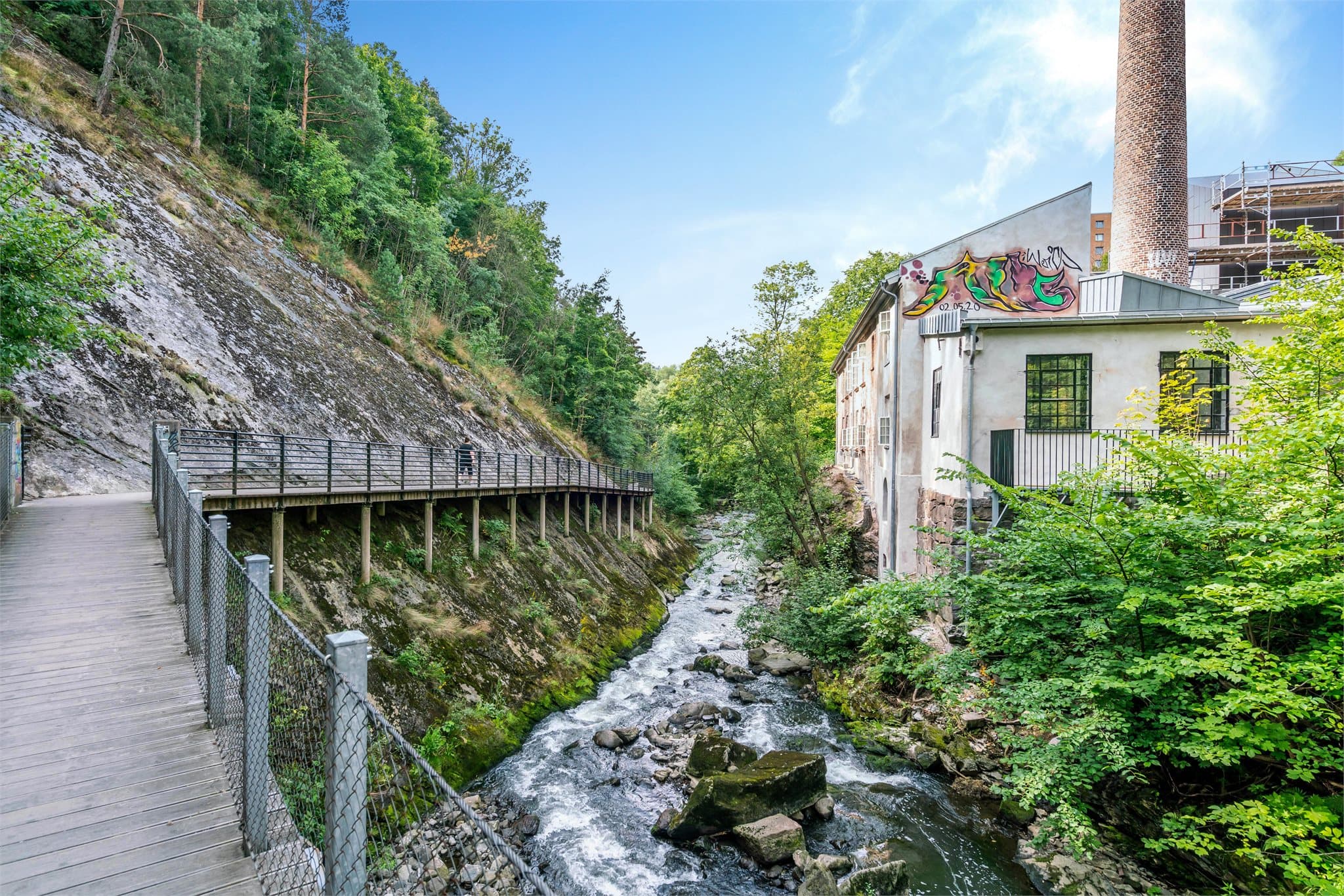 Fine turmuligheter langs alna elven i svartdalsskogen.