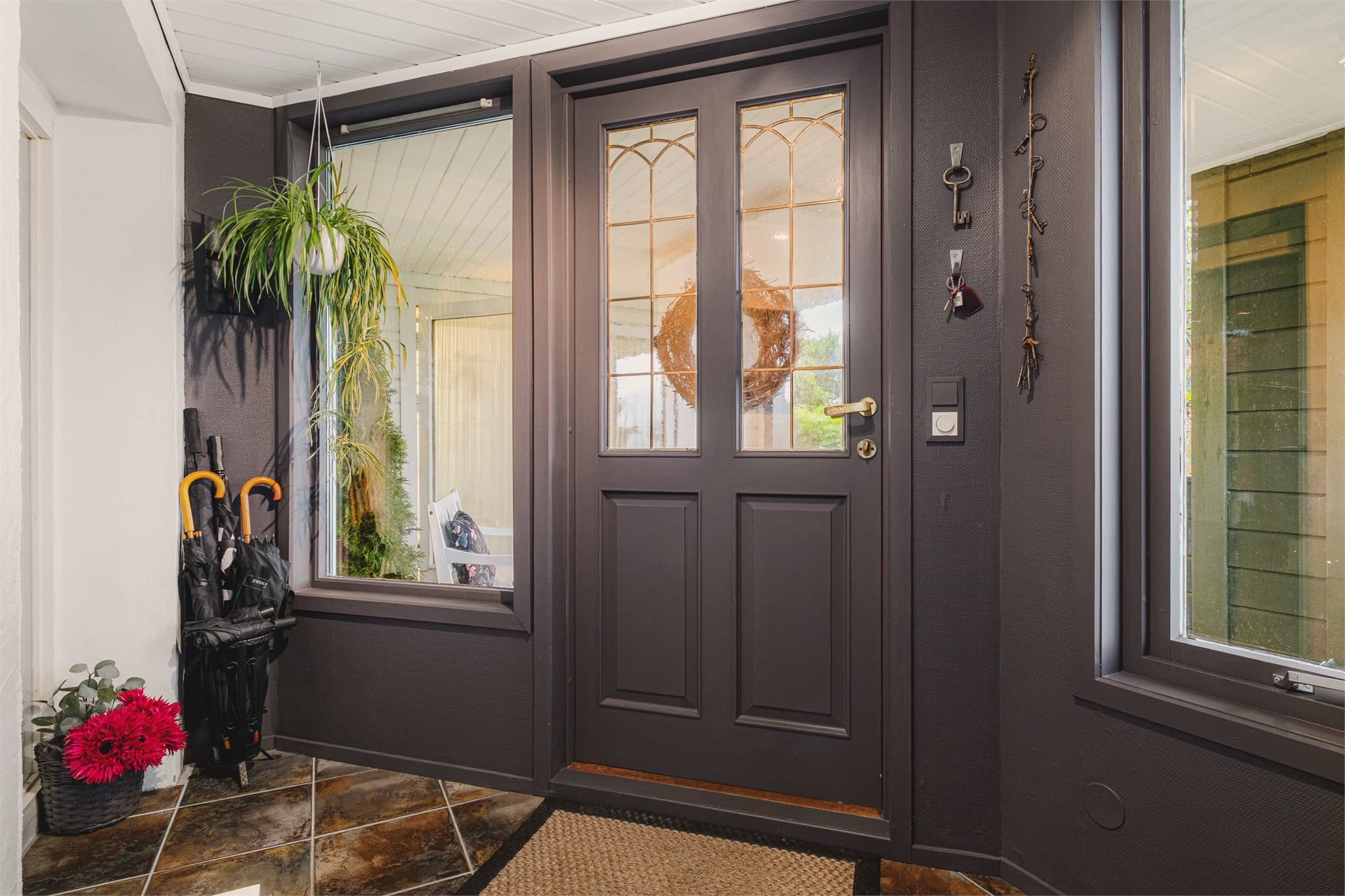 - Selve entréen måler 3,5m² -