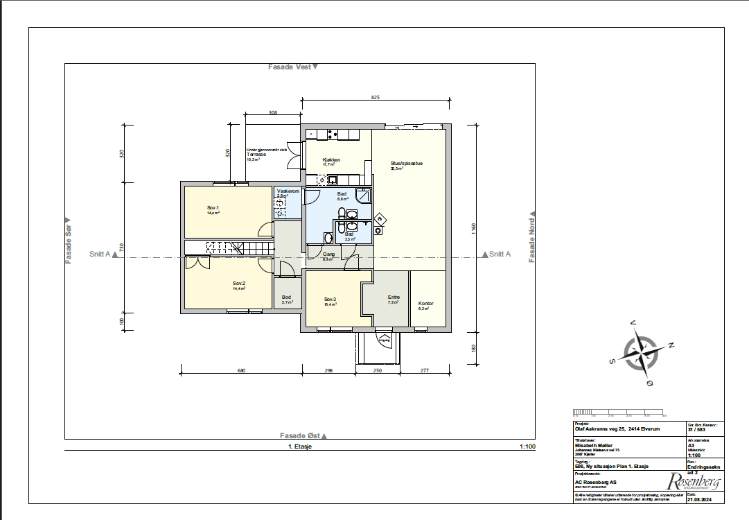 Plantegning 1.etasje.