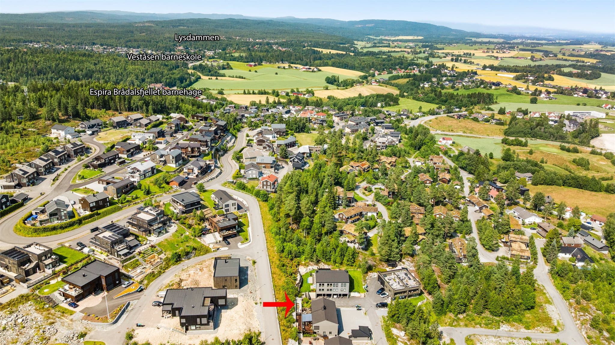 I tillegg til Gjerdrum barnehage i sentrum er det Espira-barnehage nederst ved innkjøring til Brådalsfjellet.