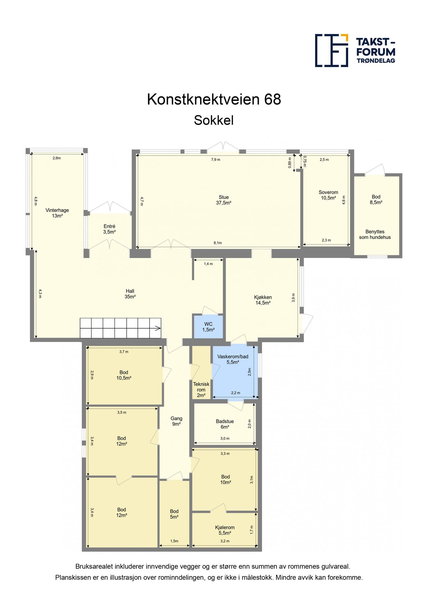 Plantegning - Sokkel