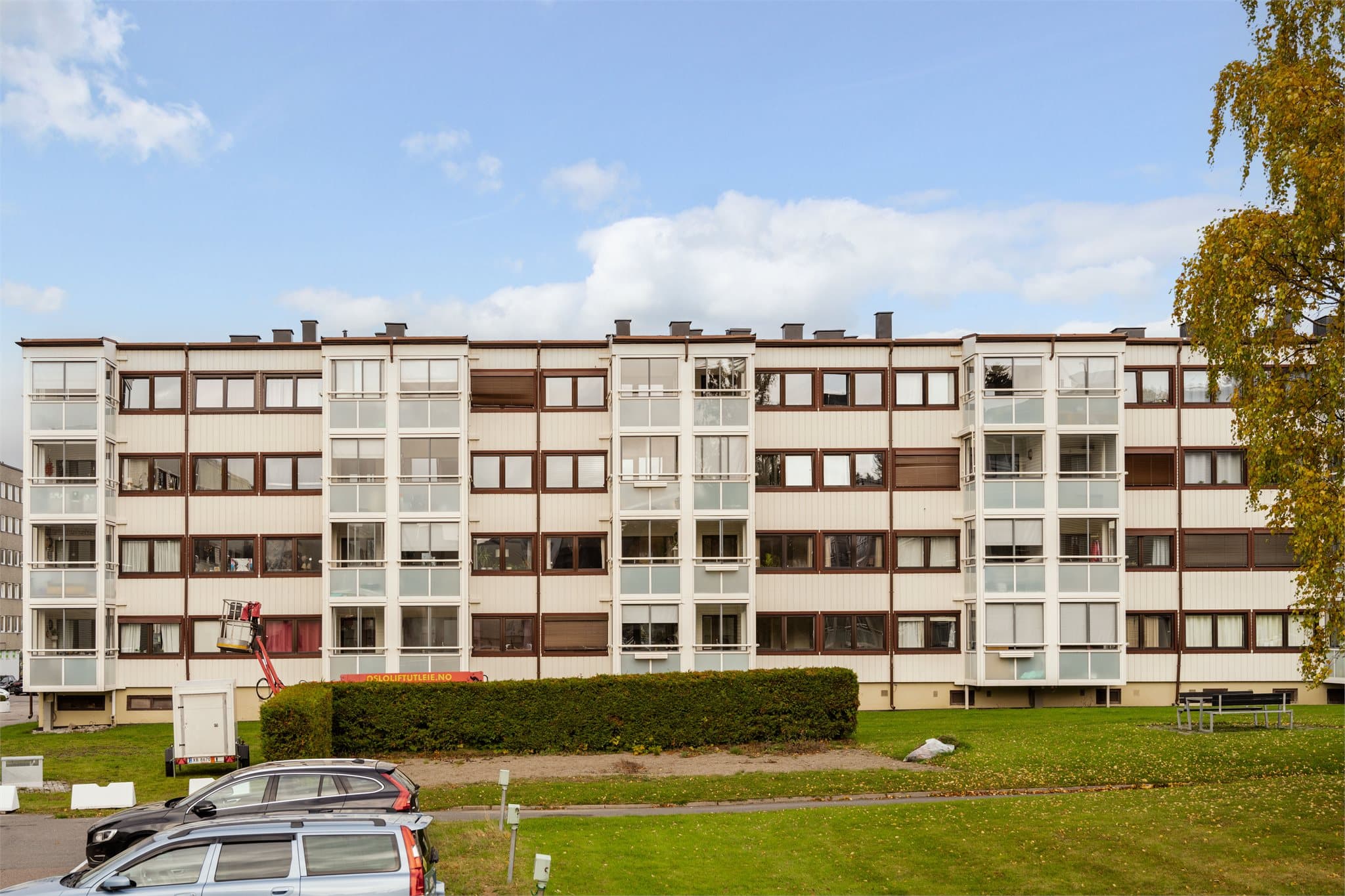 Skårer I Borettslag har hyggelige fellesarealer med blant annet grillplasser.