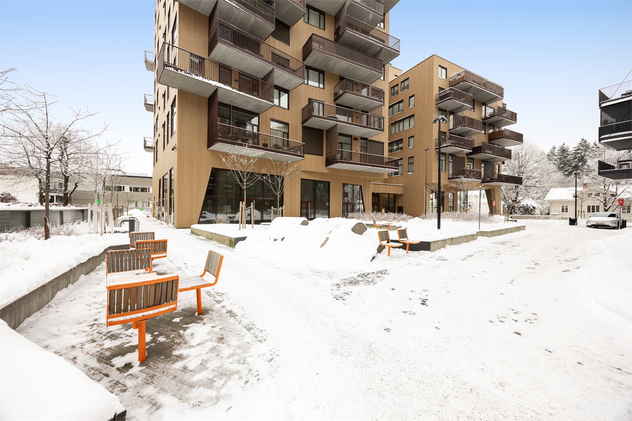 Koselige uteområder.