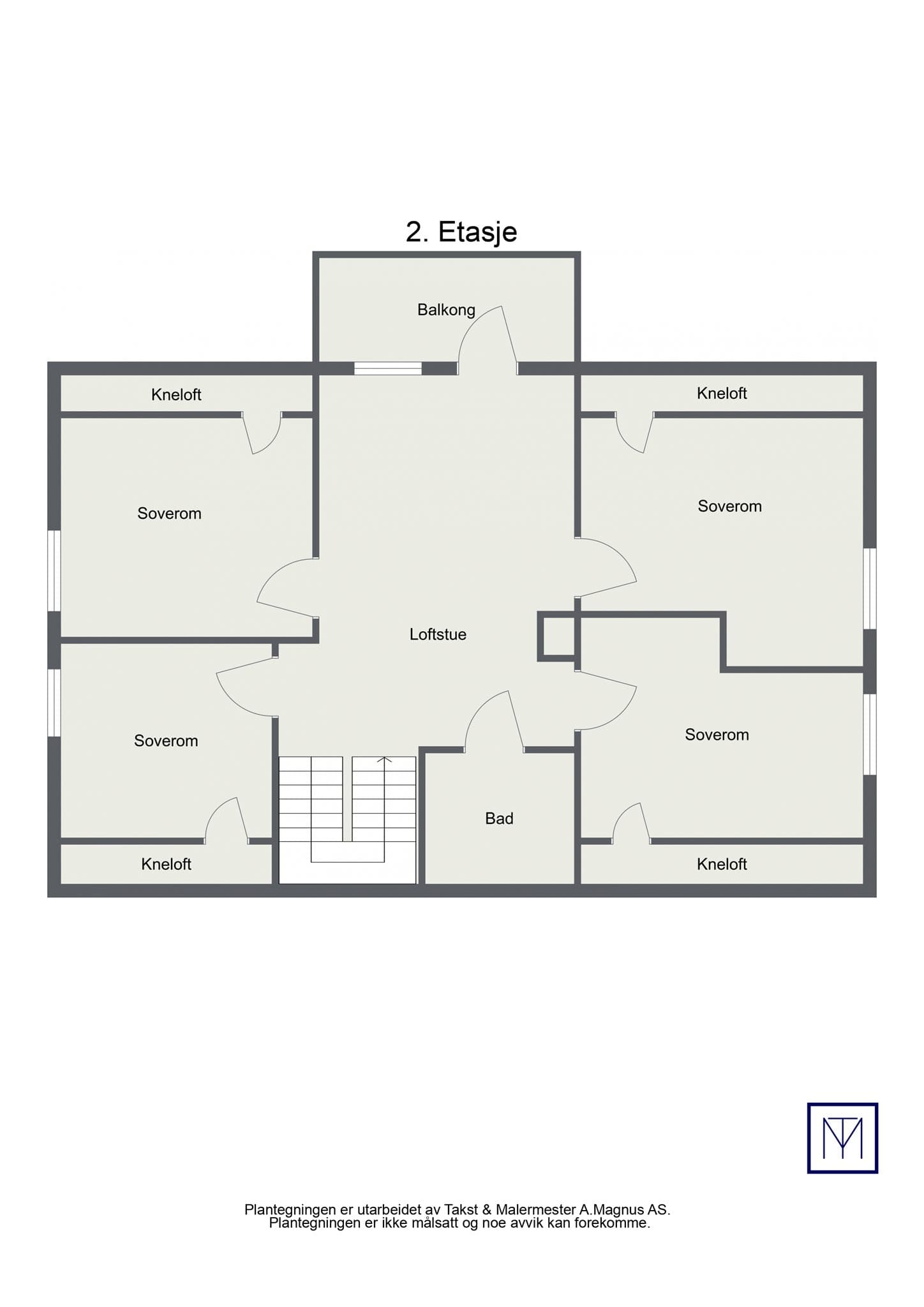 Plantegning 2. etasje.