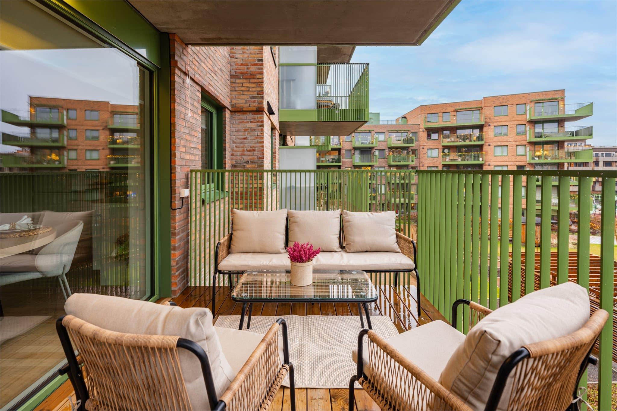 Her kan man nyte gode lysforhold store deler av dagen.