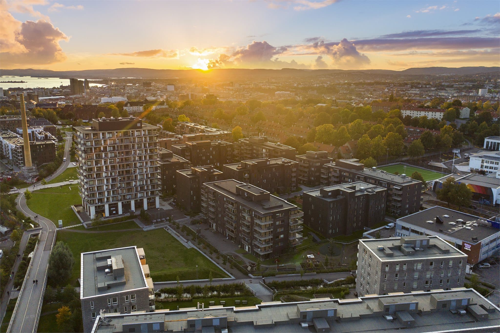Marienfryd er et populært og svært hyggelig område hvor alle og enhver vil trives!