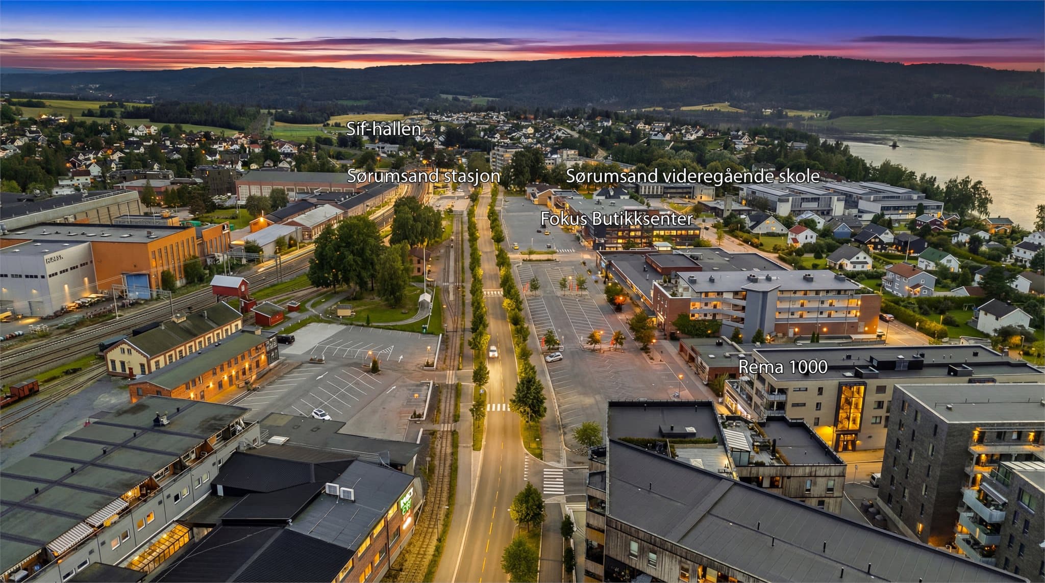 Sørumsand er et attraktivt tettsted med kort vei til både Lillestrøm og Oslo.