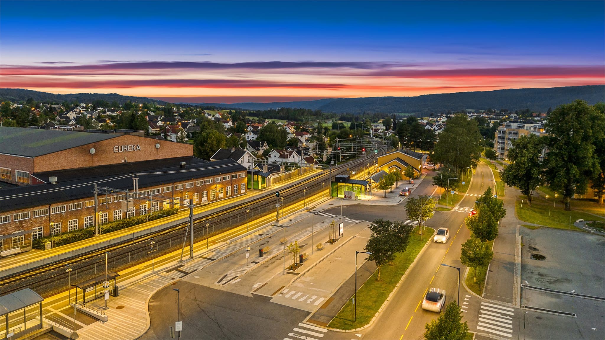 Gode pendlermuligheter.