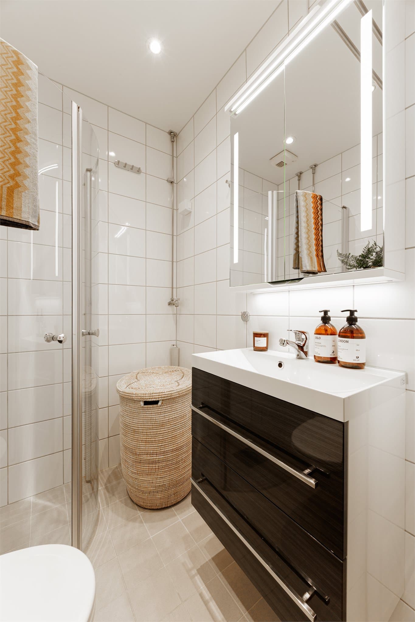 Badet ble oppgradert i 2015 i regi av borettslaget, hvor både tettesjikt, membran og sluk ble fornyet.