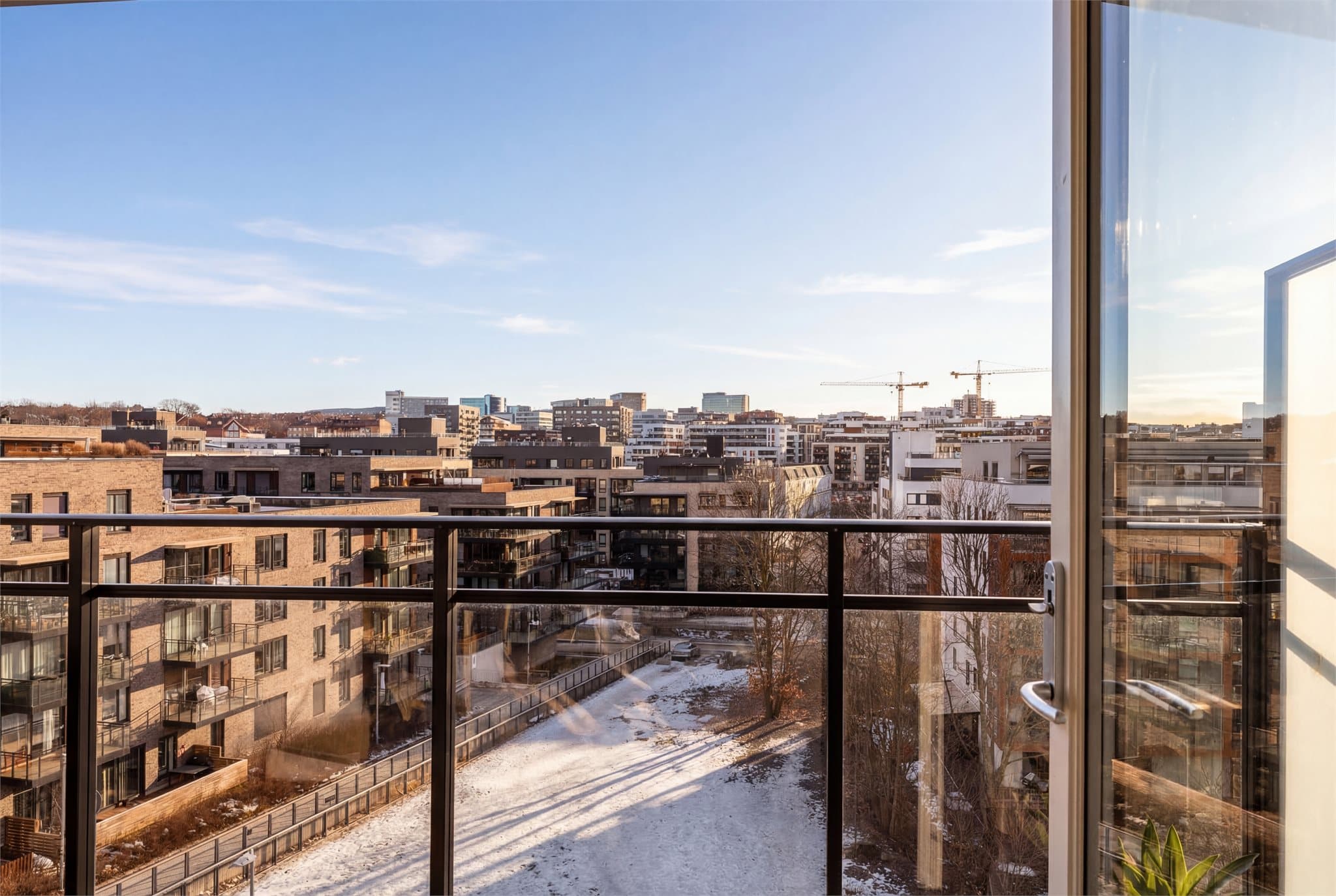 Fri utsikt fra balkongen!