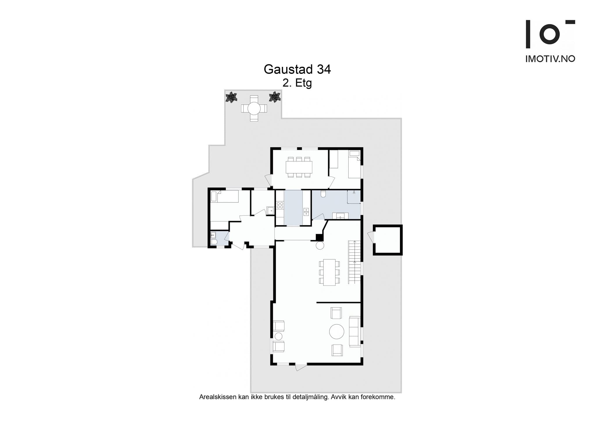 - Planløsning hovedetasje -