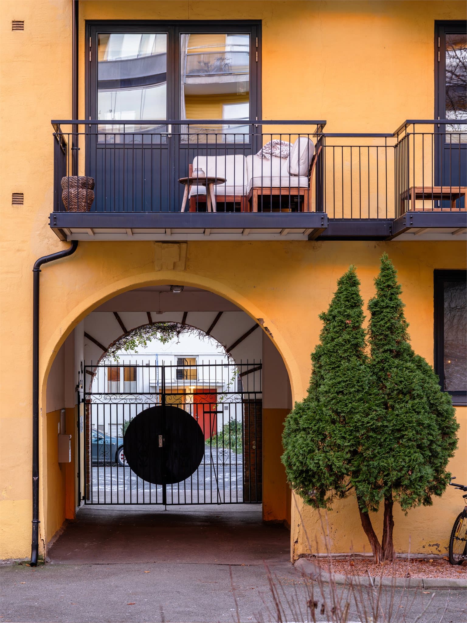 Fin fasade i et rolig nabolag!