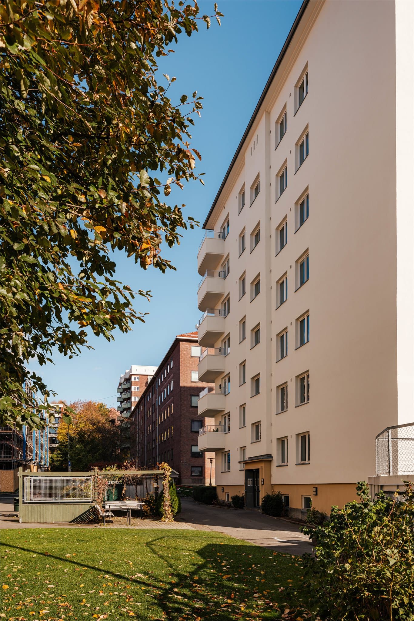 Herfra er det kort vei til turstier langs Akerselva og grøntområder som Bjølsenparken.