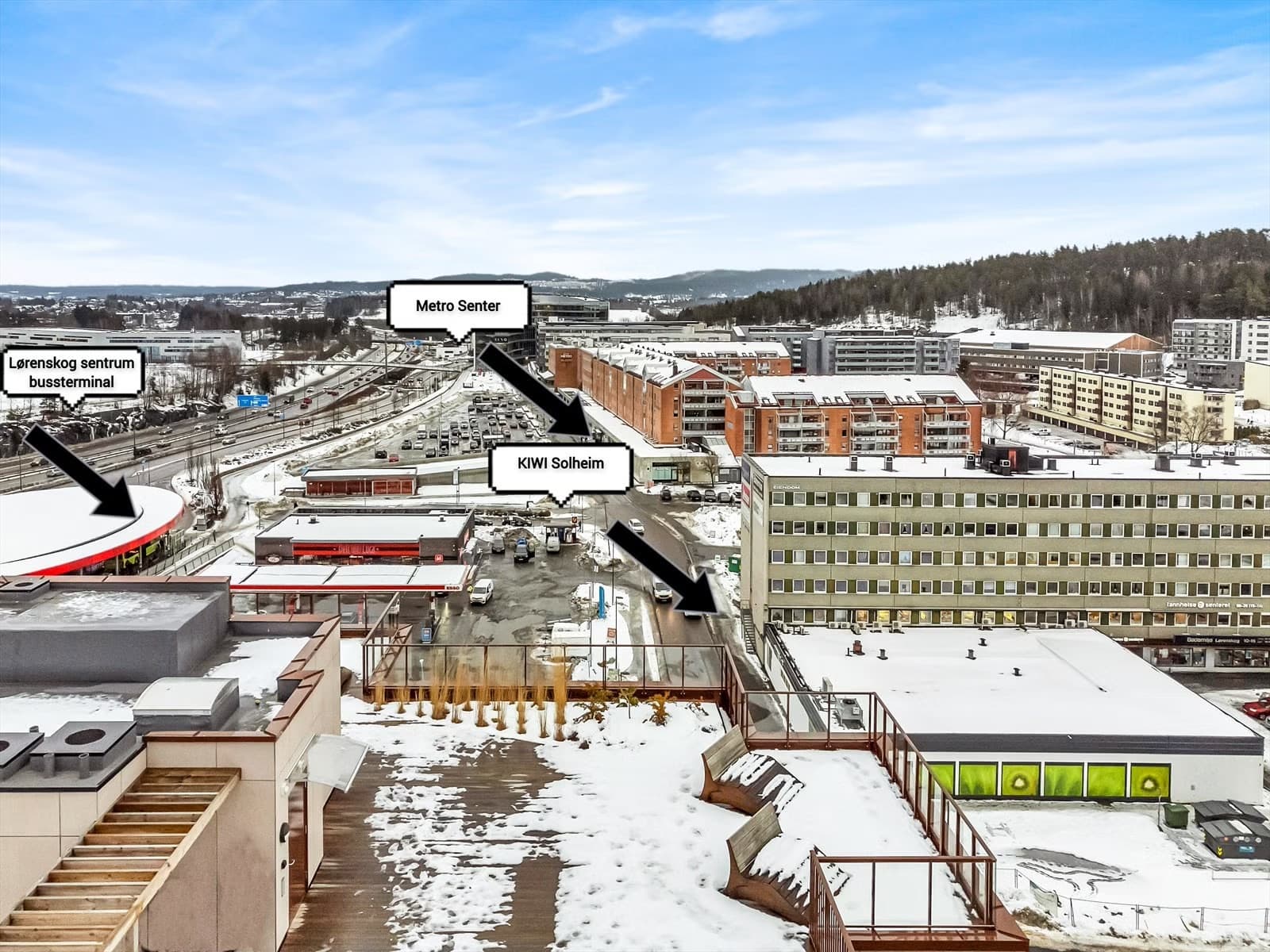 Det man måtte trenge i en hverdag er rett utenfor døren!