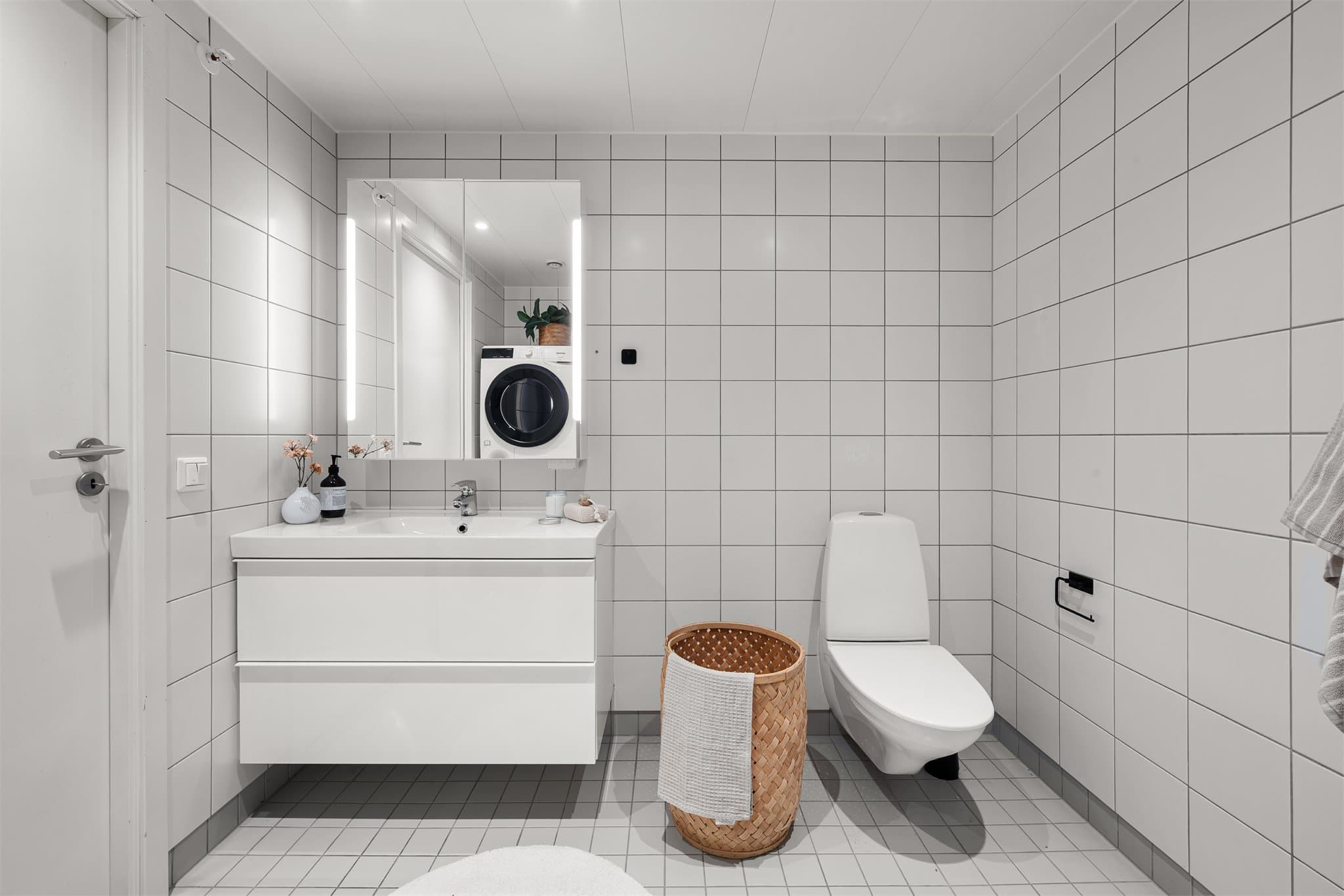 - Lekkert, helfliset bad som måler 5,4m² -
