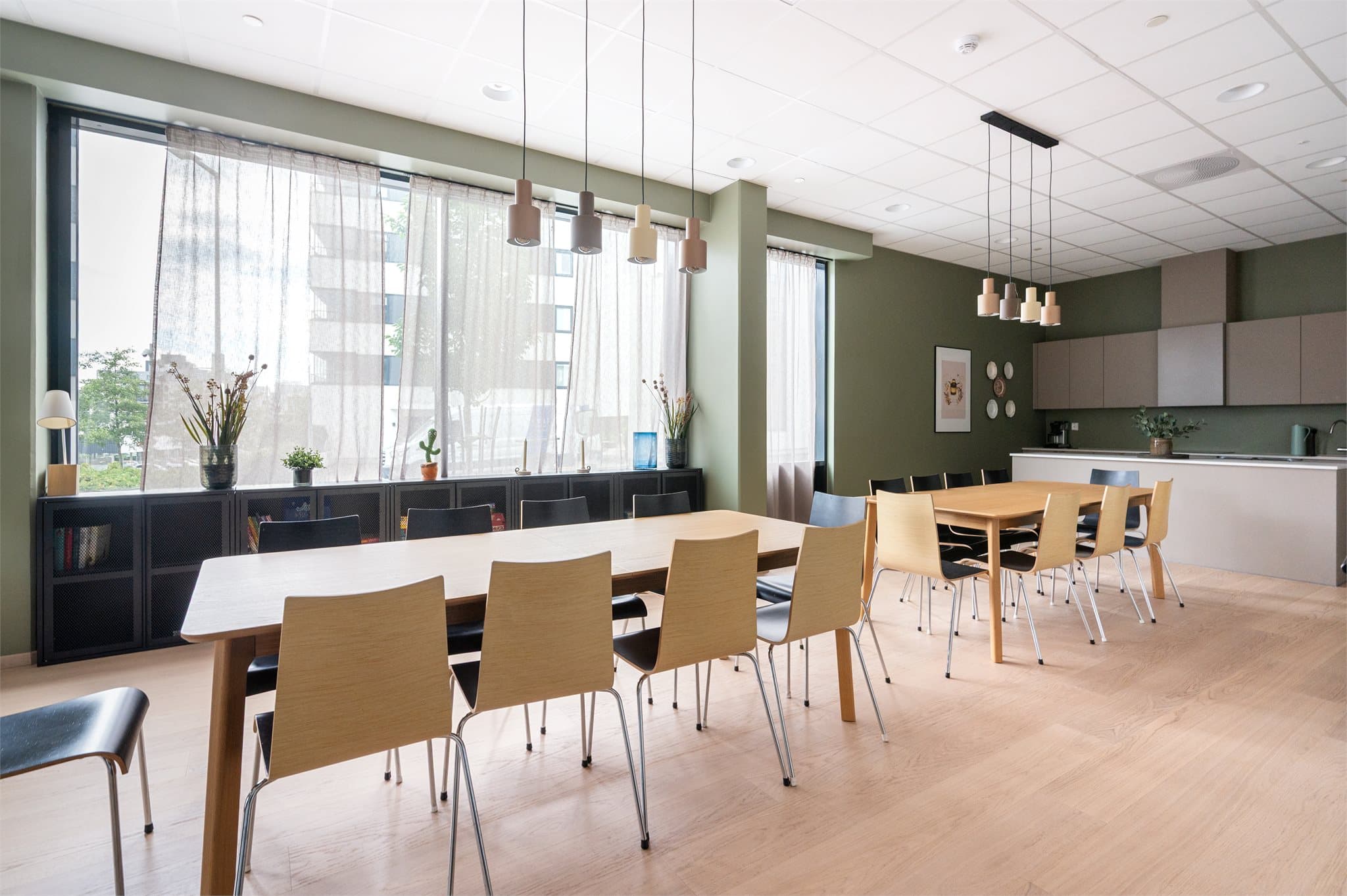 Selskapslokale som kan leies av beboerne i borettslaget.