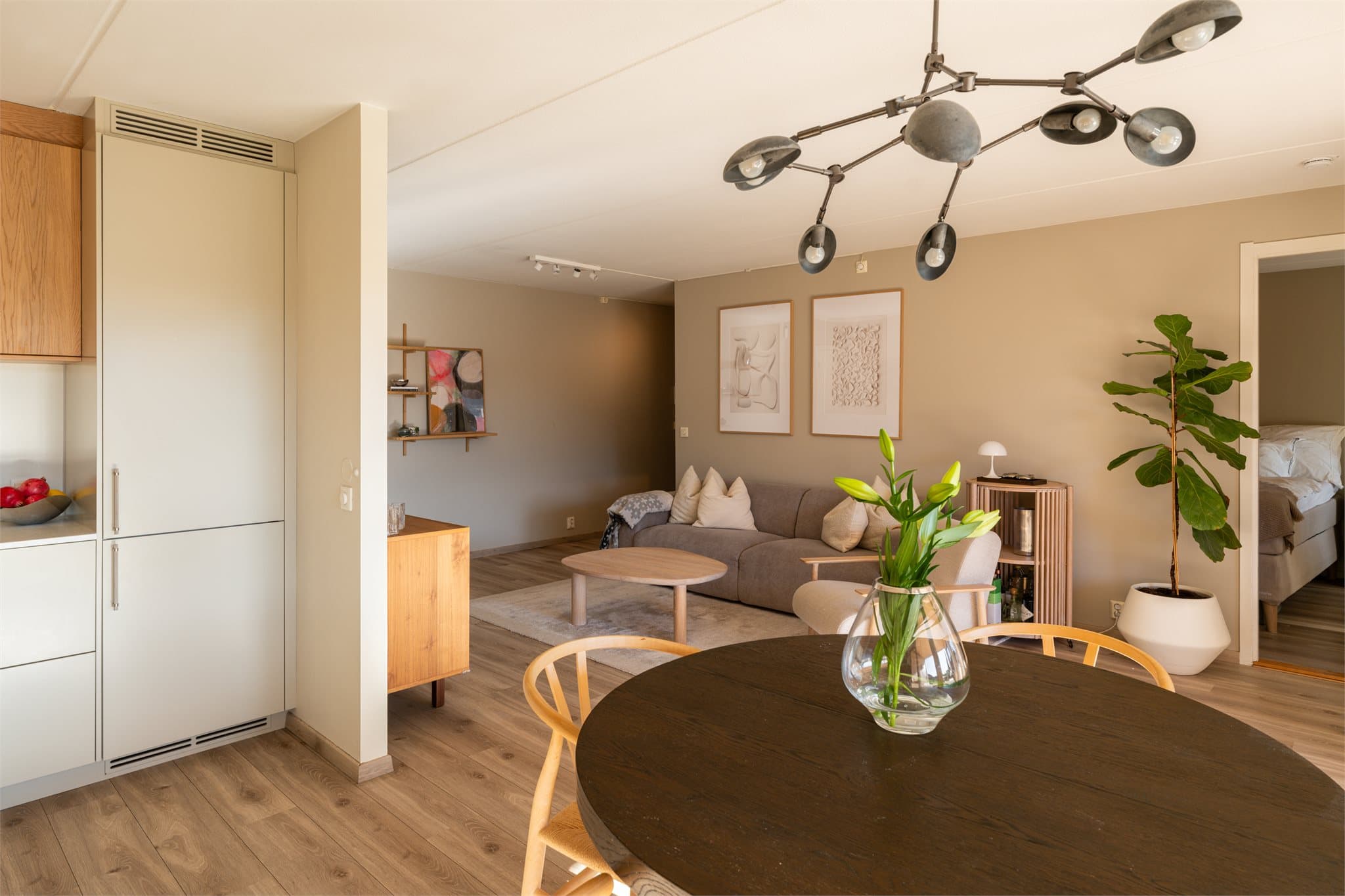 Boligen har elektrisk oppvarming.