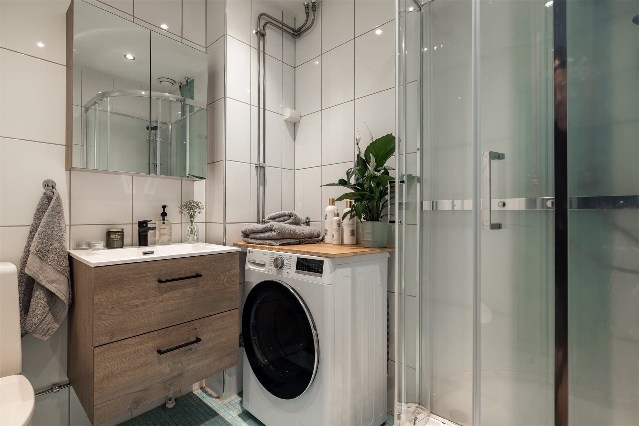 Badet ble rehabilitert i regi av borettslaget i 2008.