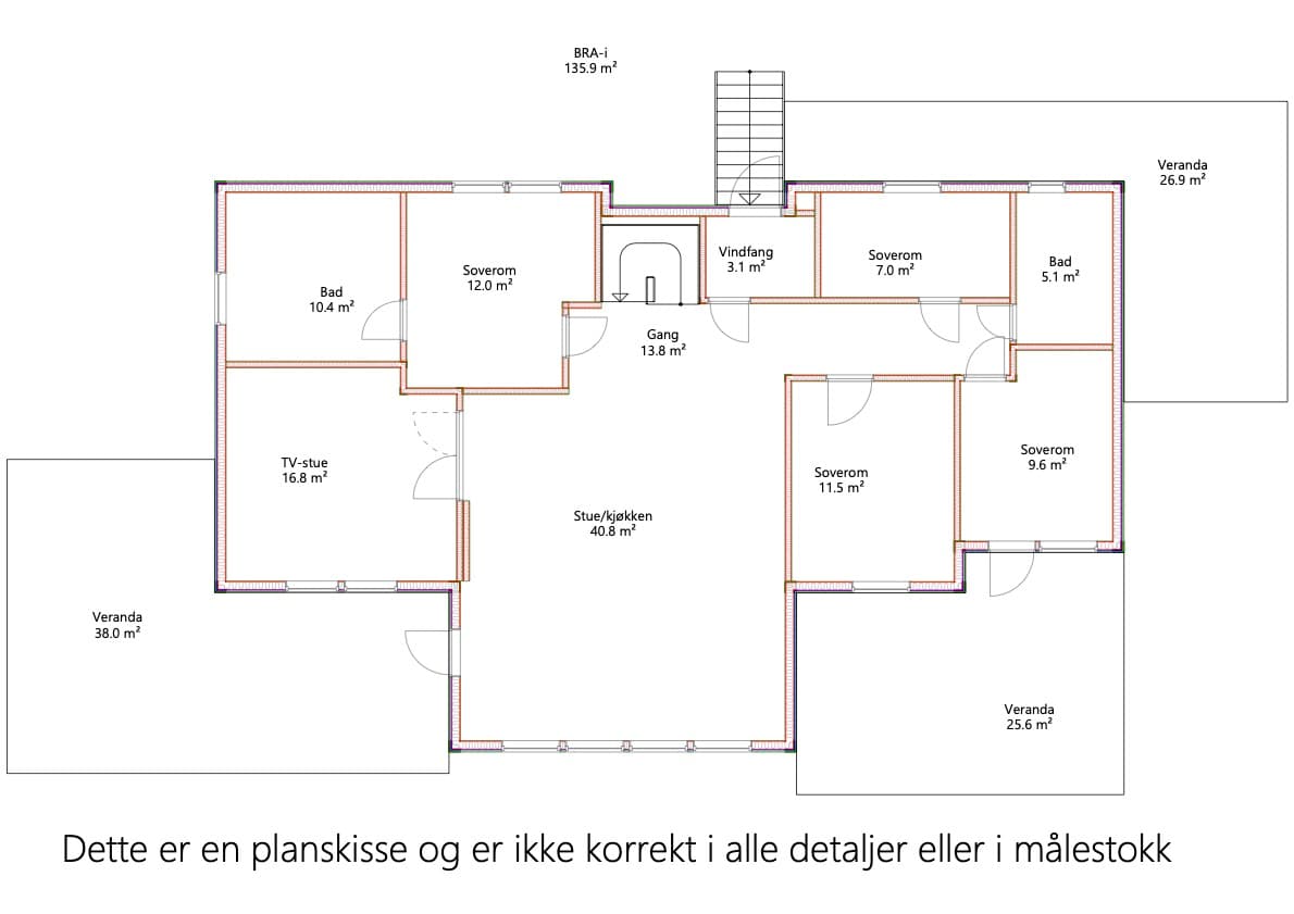 Planskisse 2.etasje.