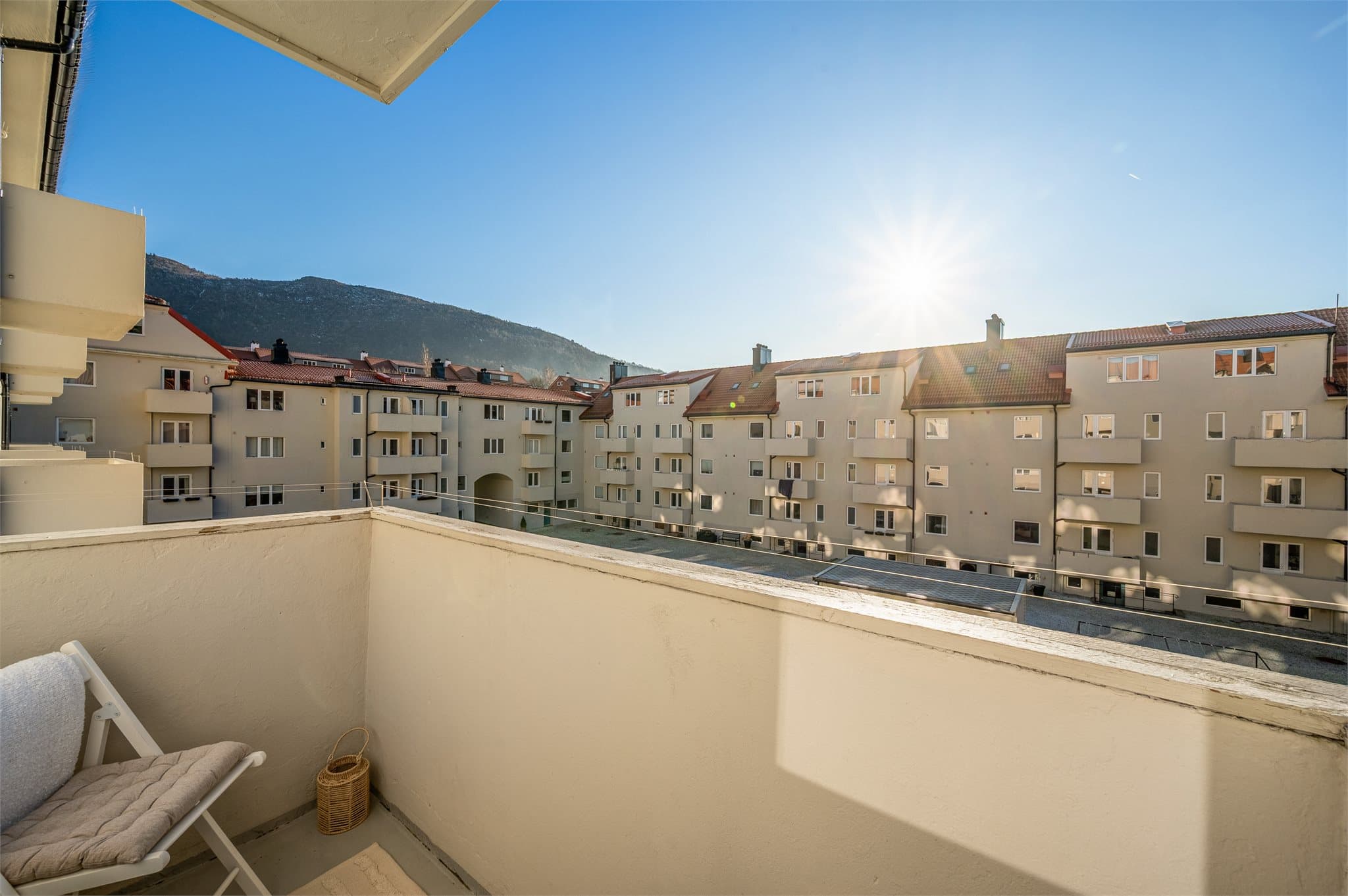 - Balkongen måler 3m² -