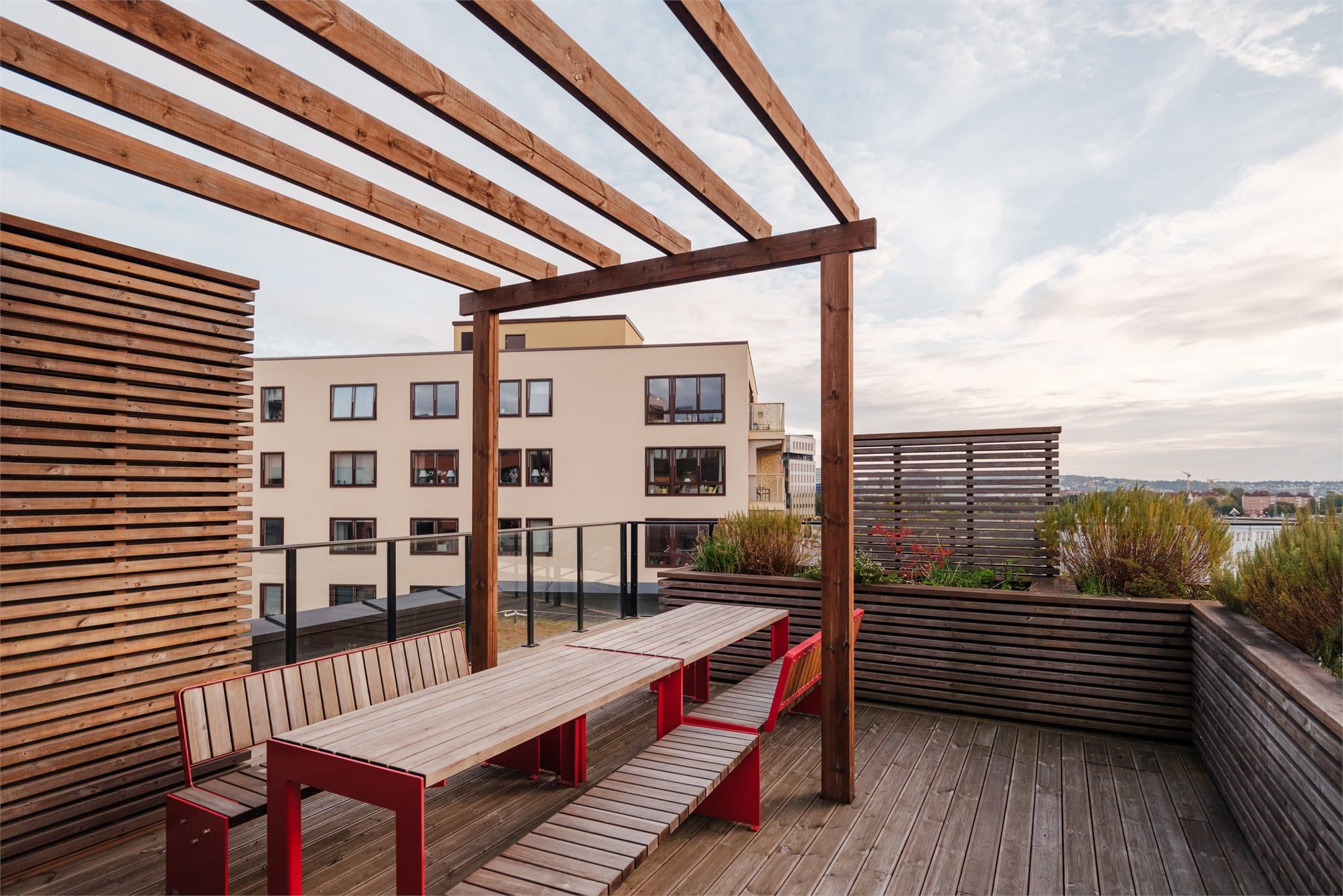 Her er det optimale solforhold og en imponerende utsikt over Oslo.