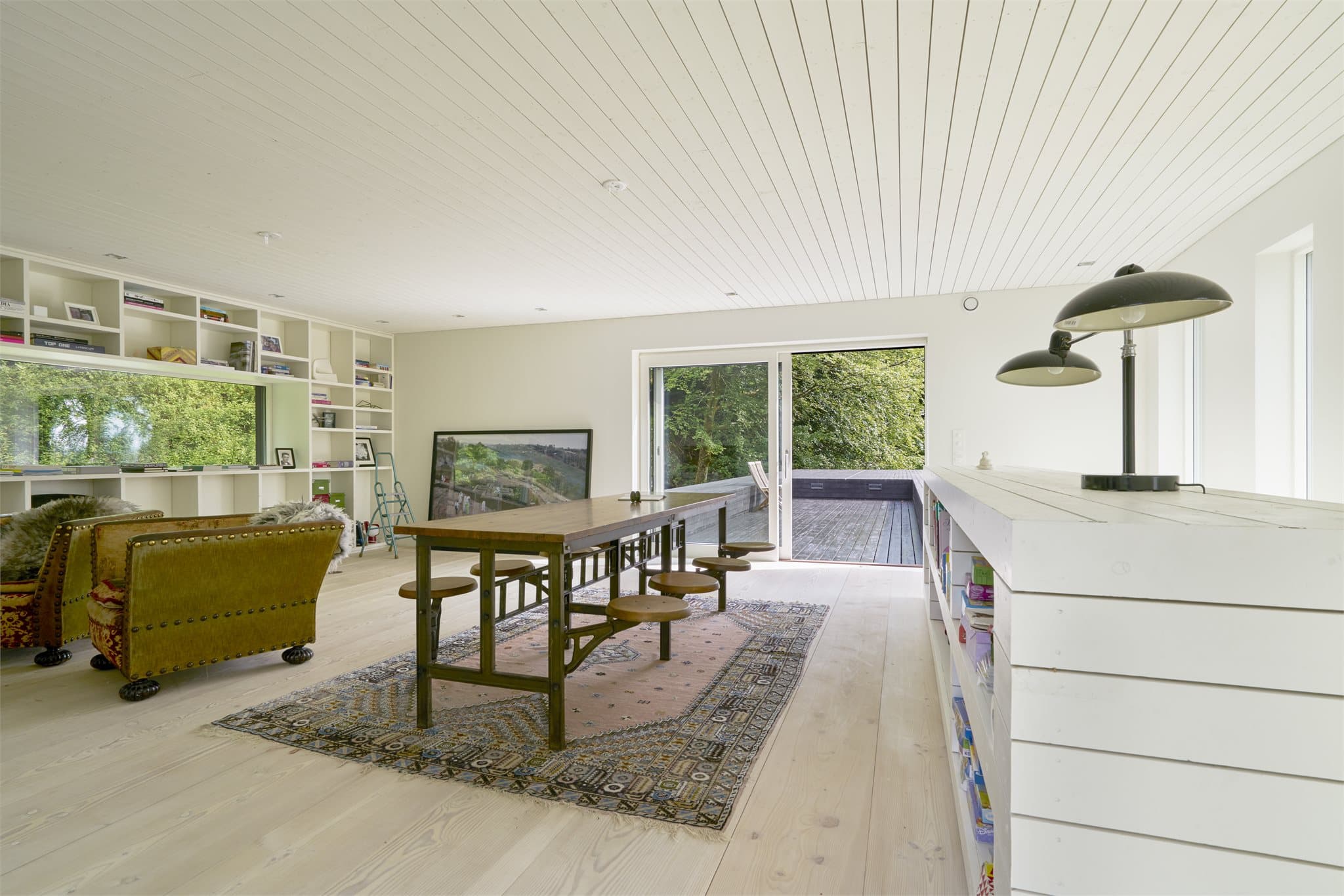 - Tredje etasje har 48m² bibliotek med utgang til to takterrasser -