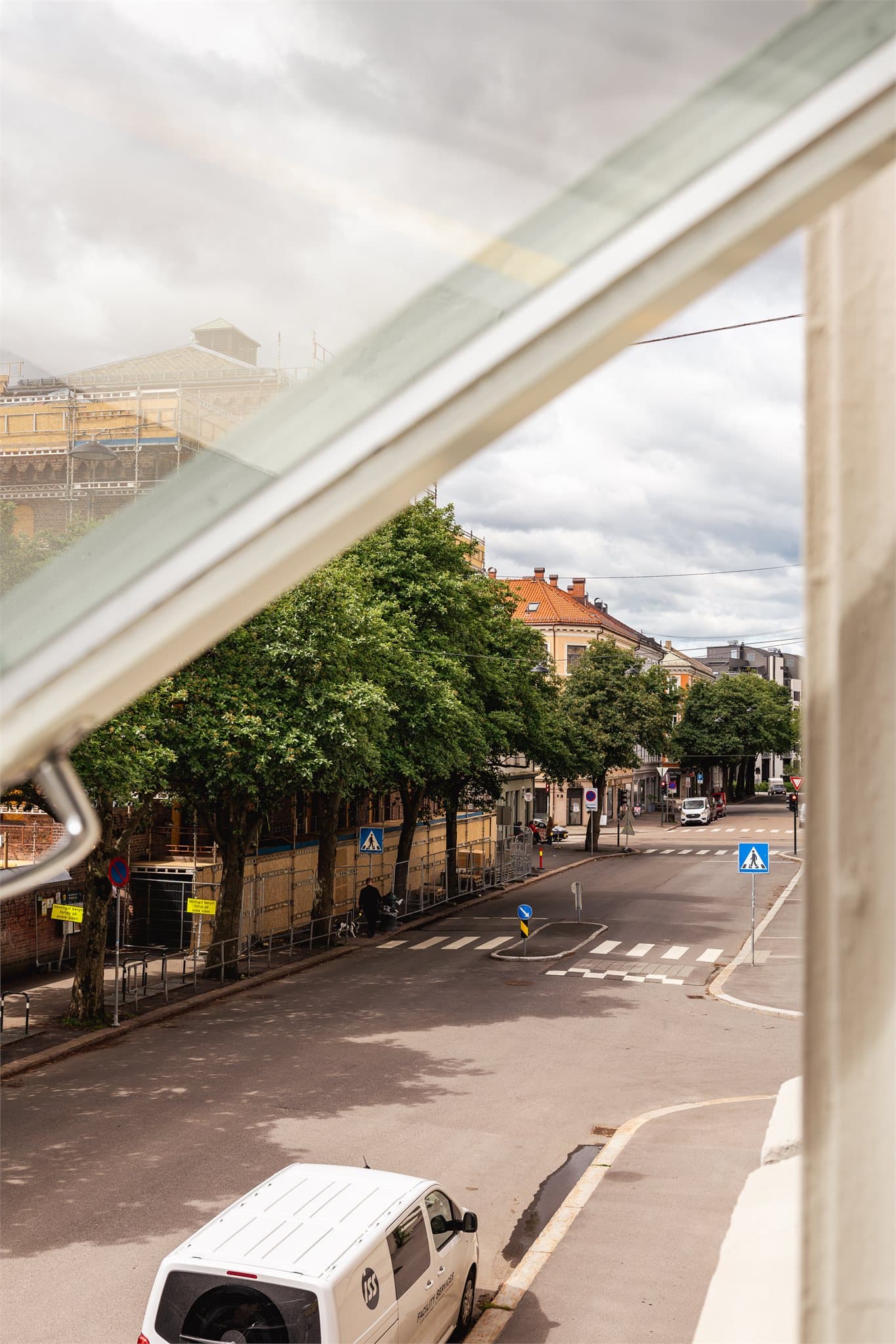 Utsikt fra leiligheten.