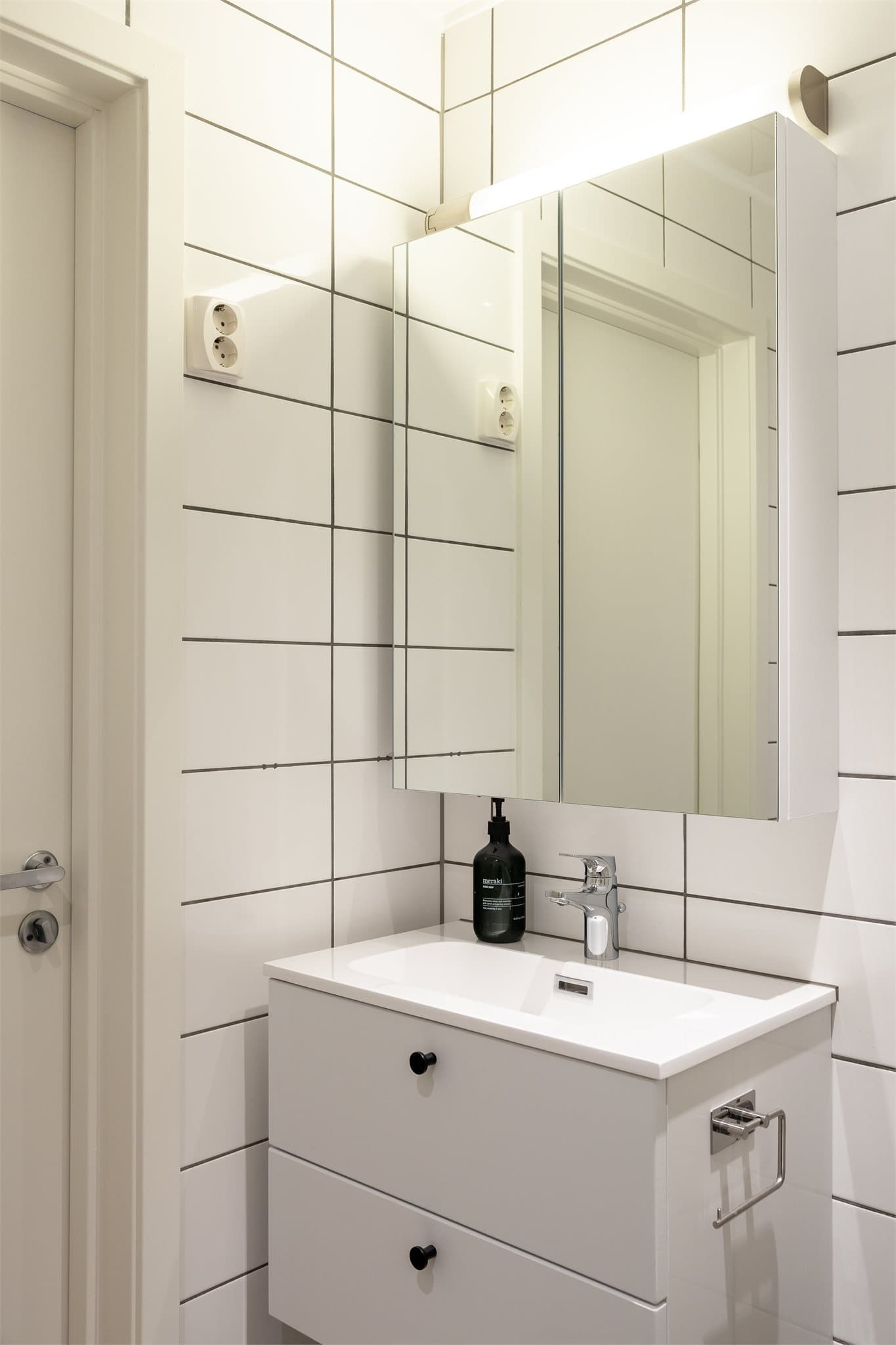 Det er opplegg for vaskemaskin.