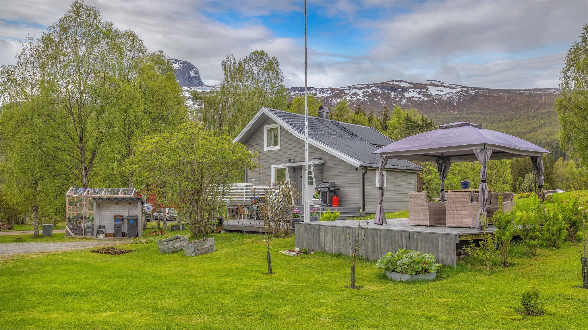 Fine uteområder inndelt i ulike soner