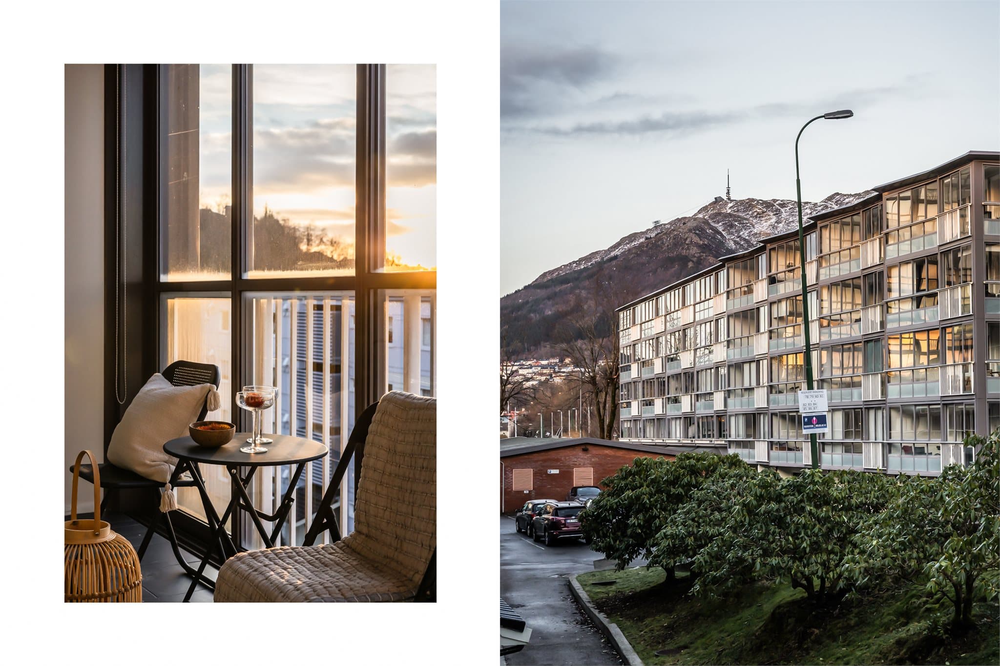 - Ved innglasset balkong er bruksmulighetene betraktelig større, og balkongen kan nytes uansett vær og vind -