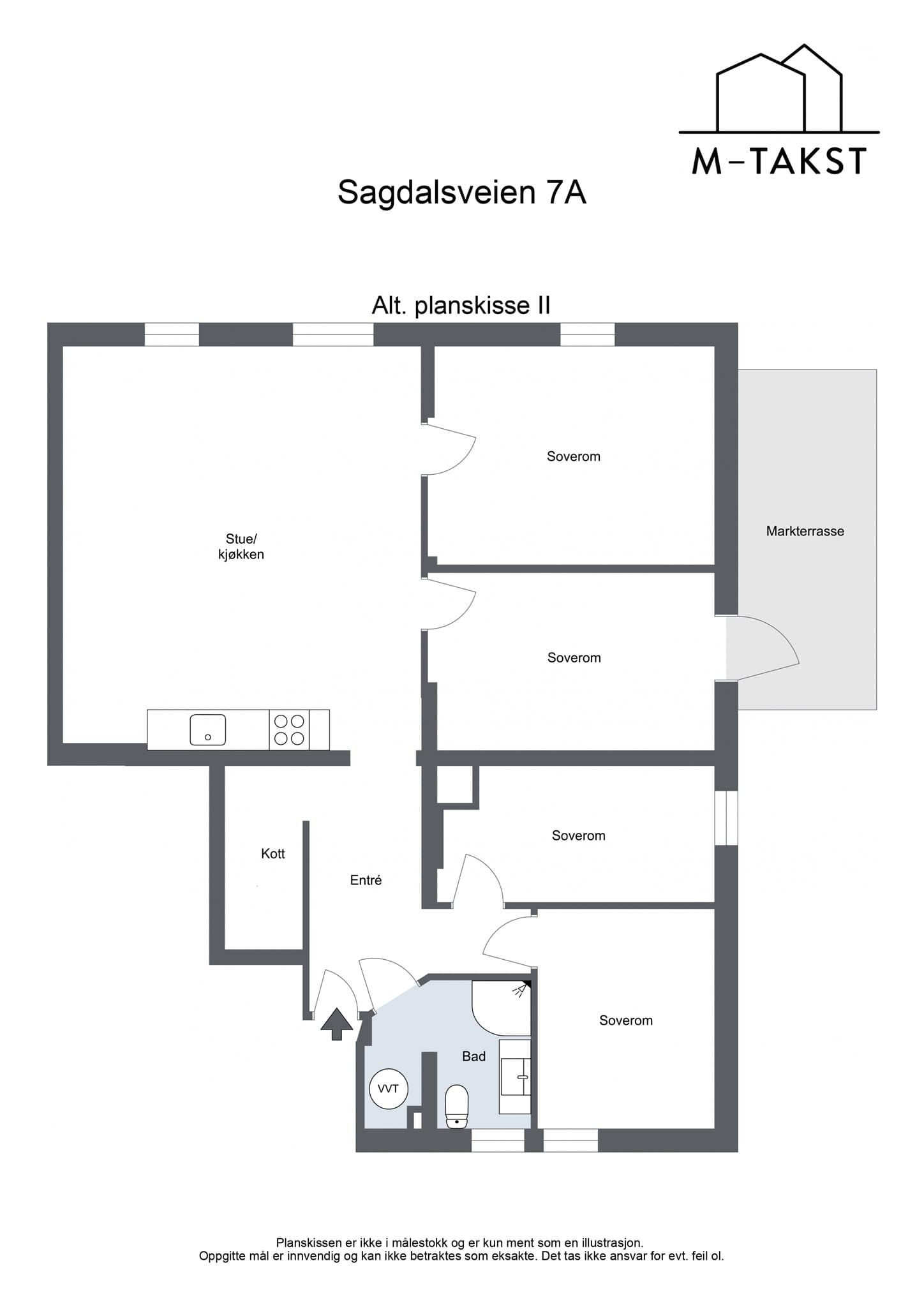 Alternativ plantegning.