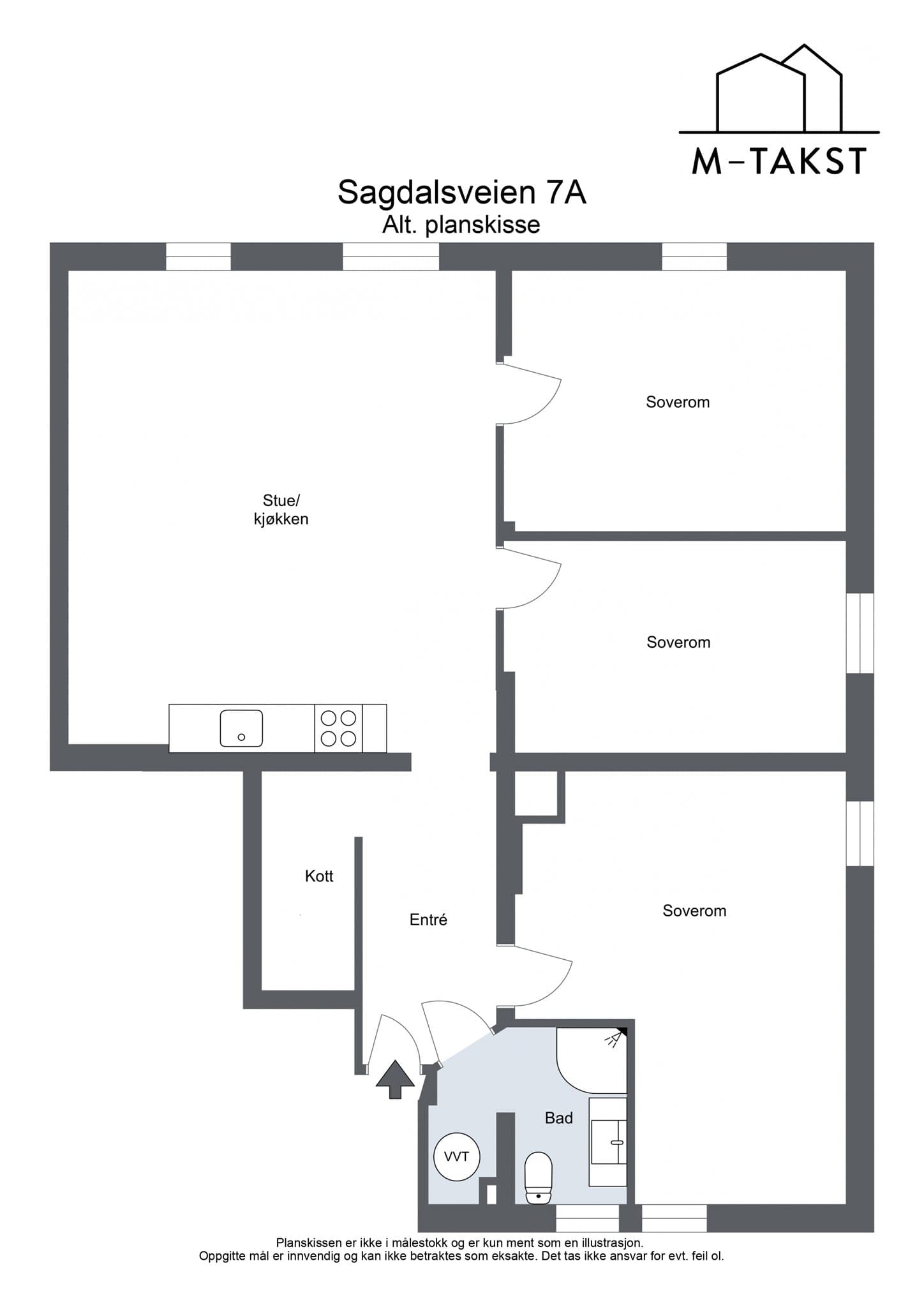 Alternativ planløsning 2.