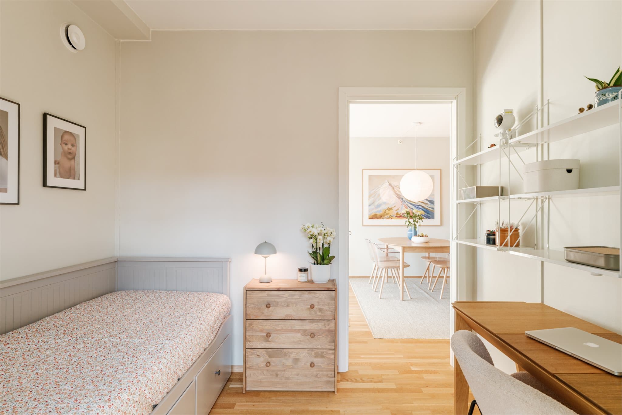 Perfekt som gjesterom, barnerom eller kontor.