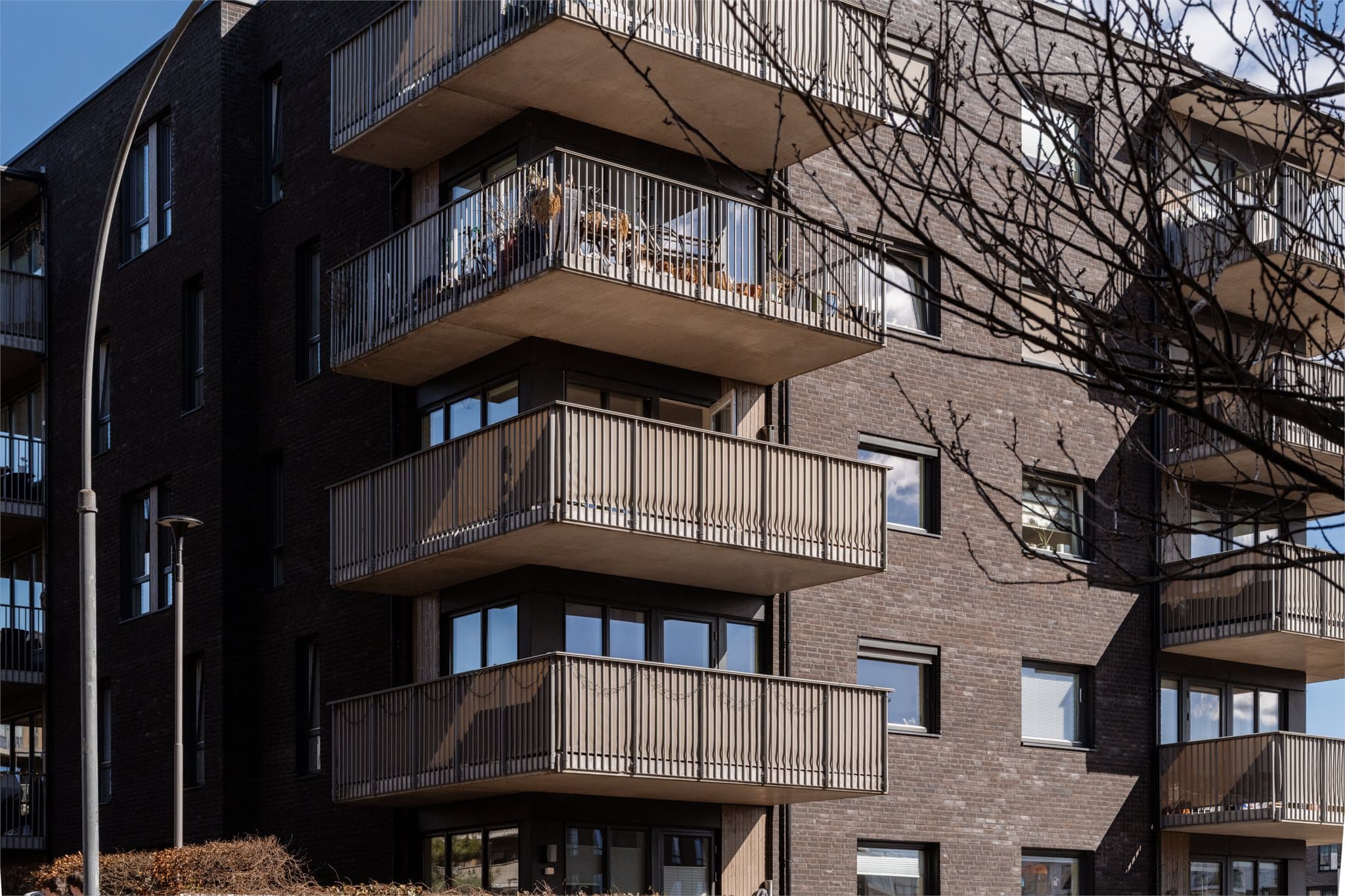 Her bor dere høyt og fritt i tredje etasje!