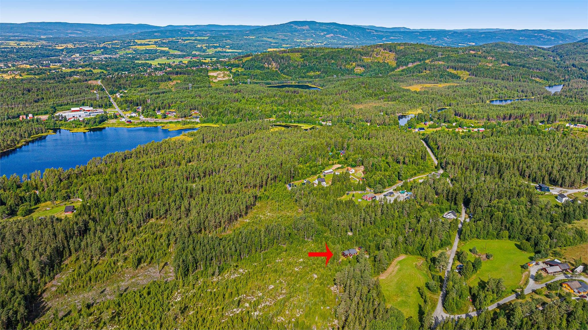 Populære Fløyta badeplass er like ved