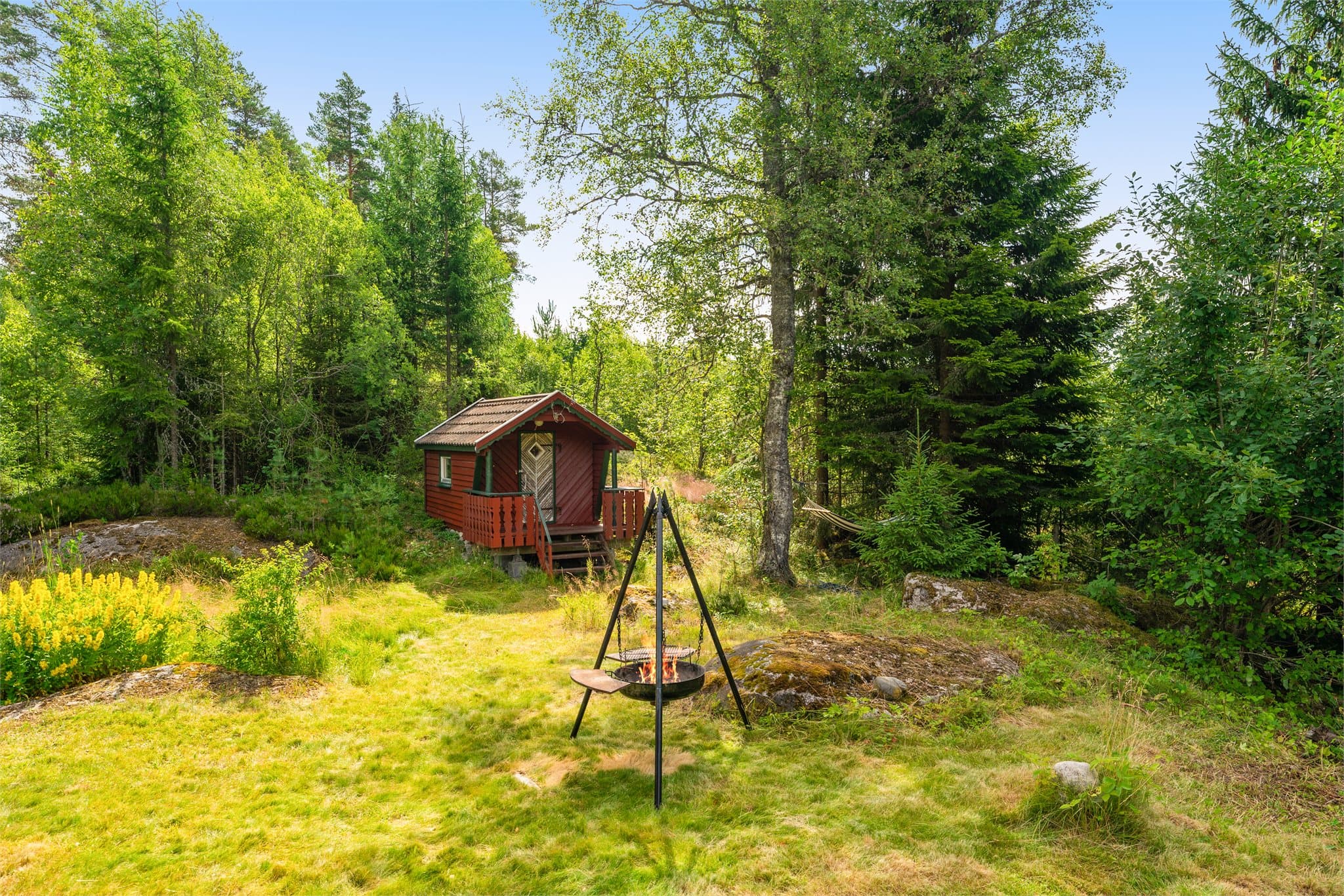 Pent opparbeidet hage som er enkel å vedlikeholde