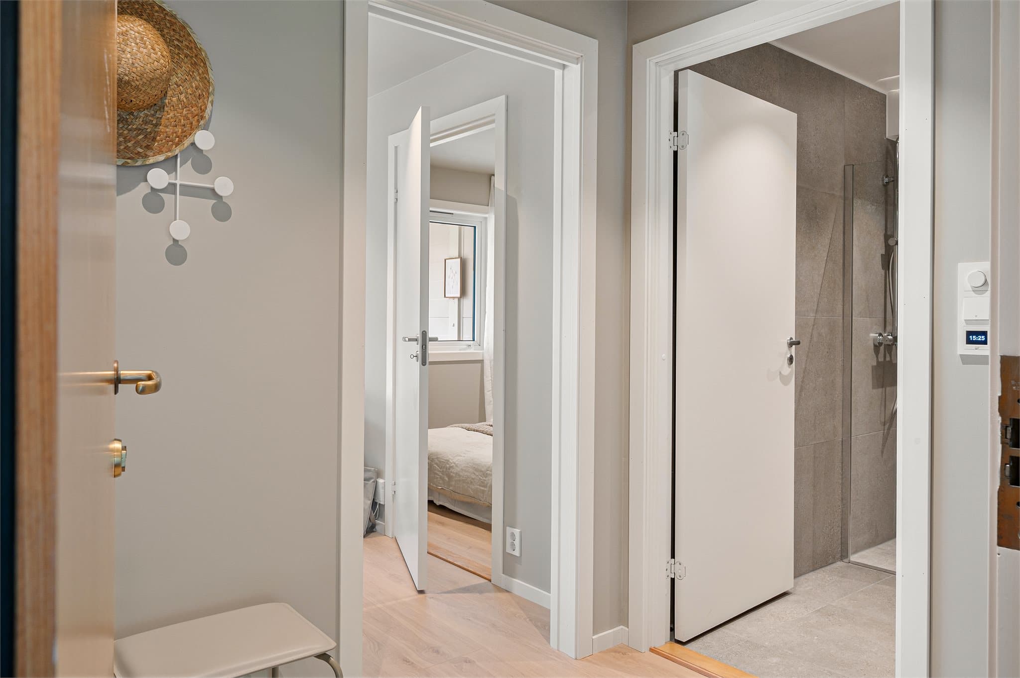 - Andelen disponerer en ekstern bod som måler 2,2m² -