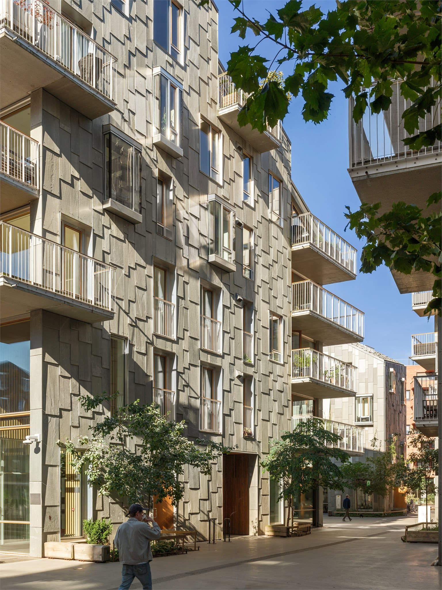 Vannkunsten er kanskje byens mest særegne boligprosjekter og ligger i hjertet av Bjørvika.