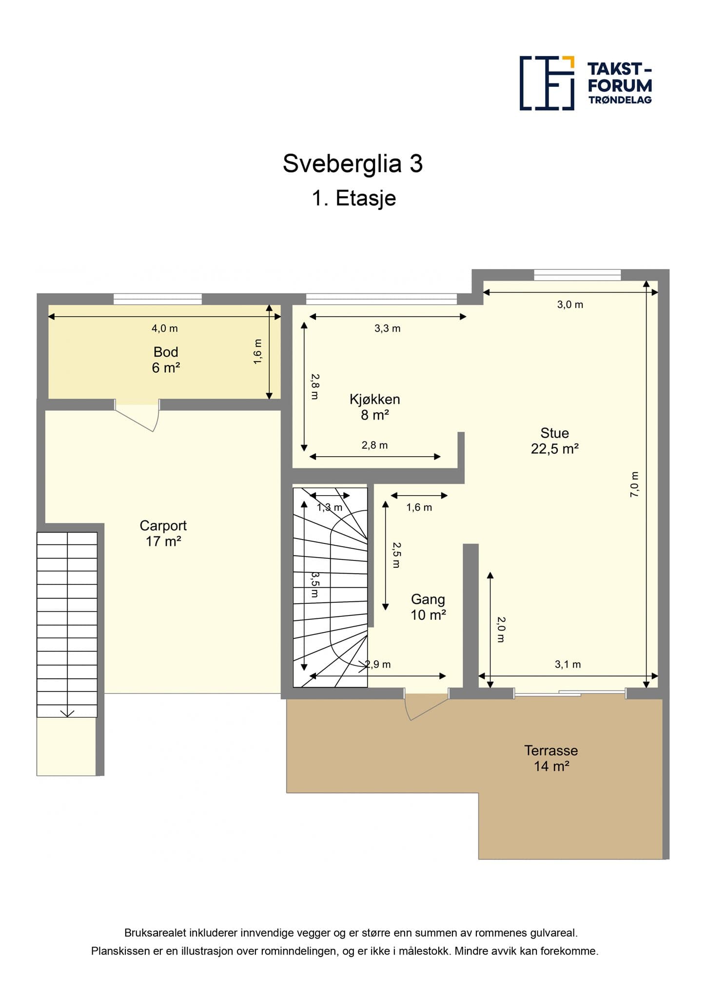 Plantegning - 1. etasje