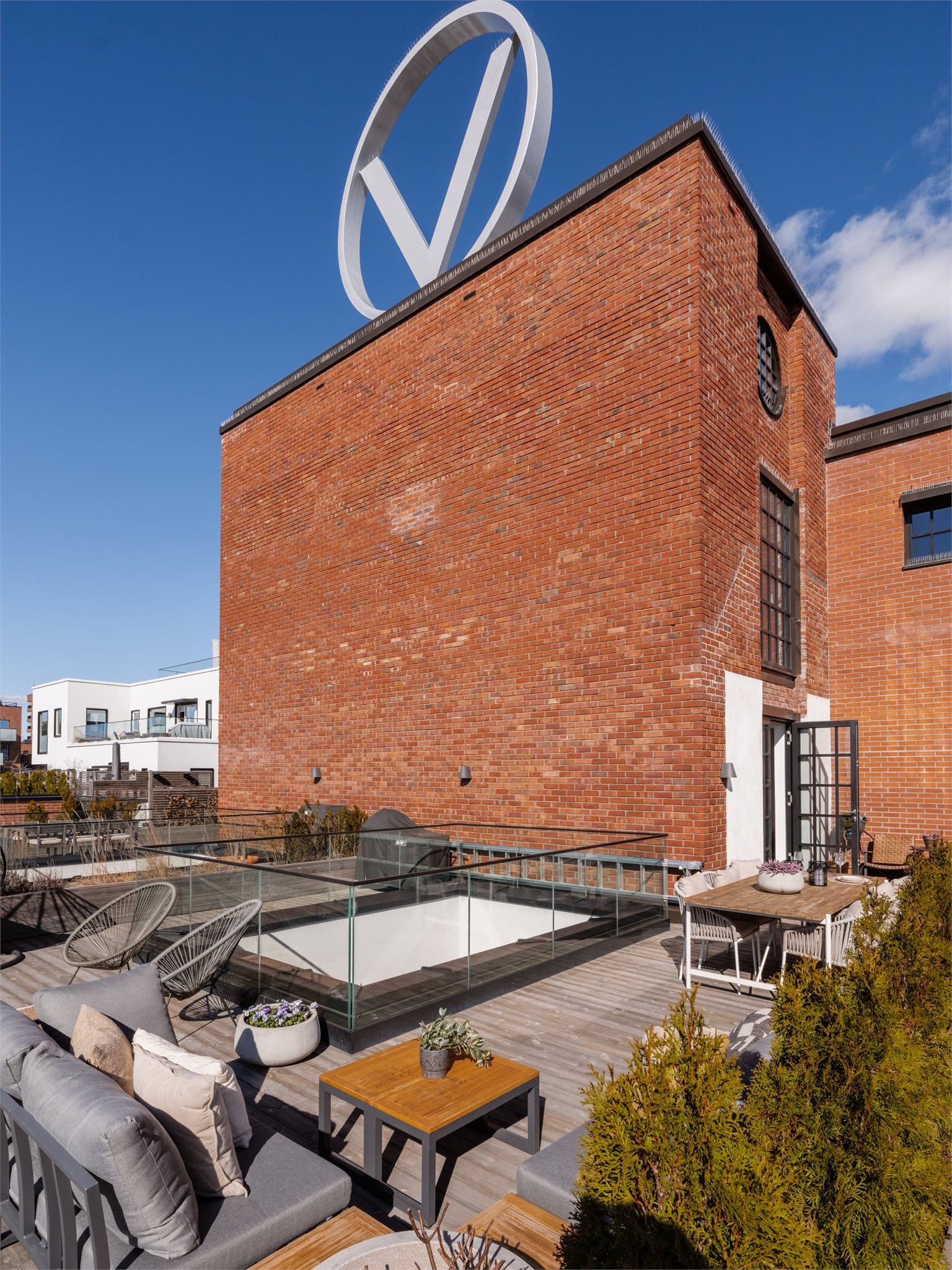 Spektakulær beliggenhet i tårnet på Vinslottet.