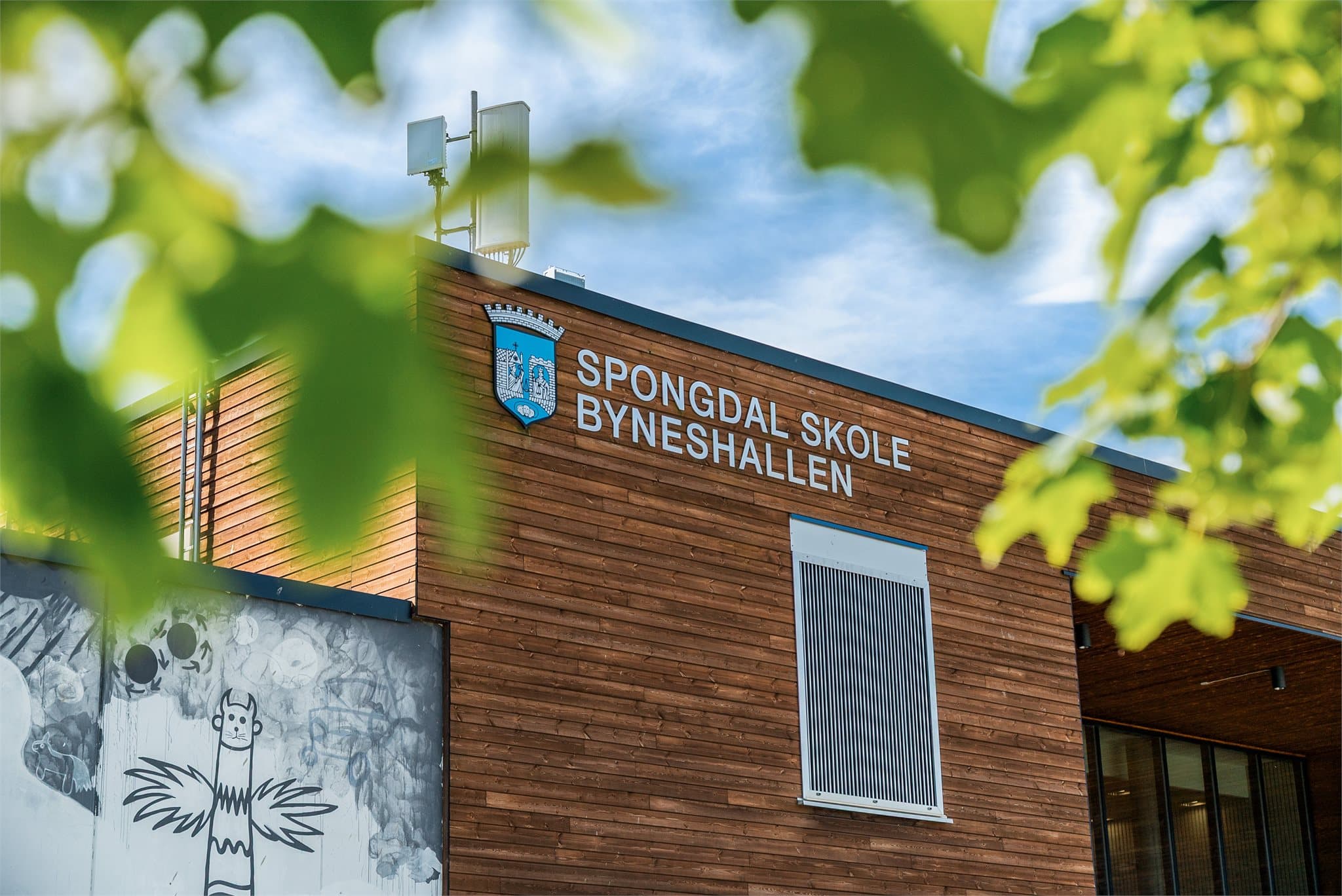 Det er også skole og barnehage i gangavstand fra boligen.