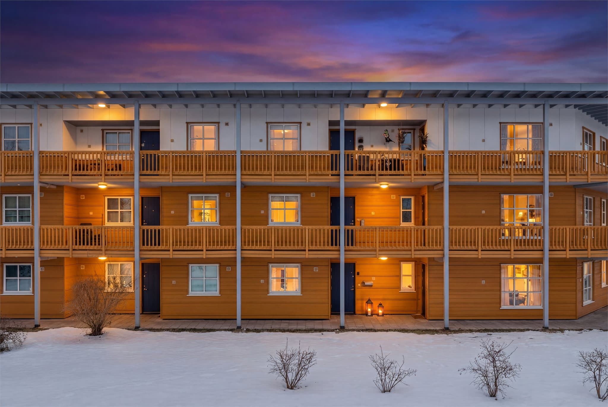 Fasade inngangsparti