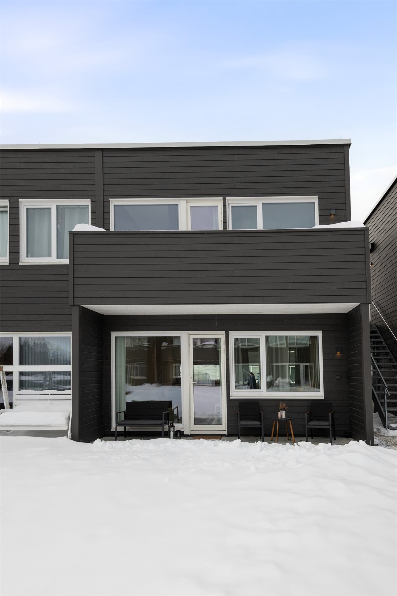 Overbygget og skjermet terrasse